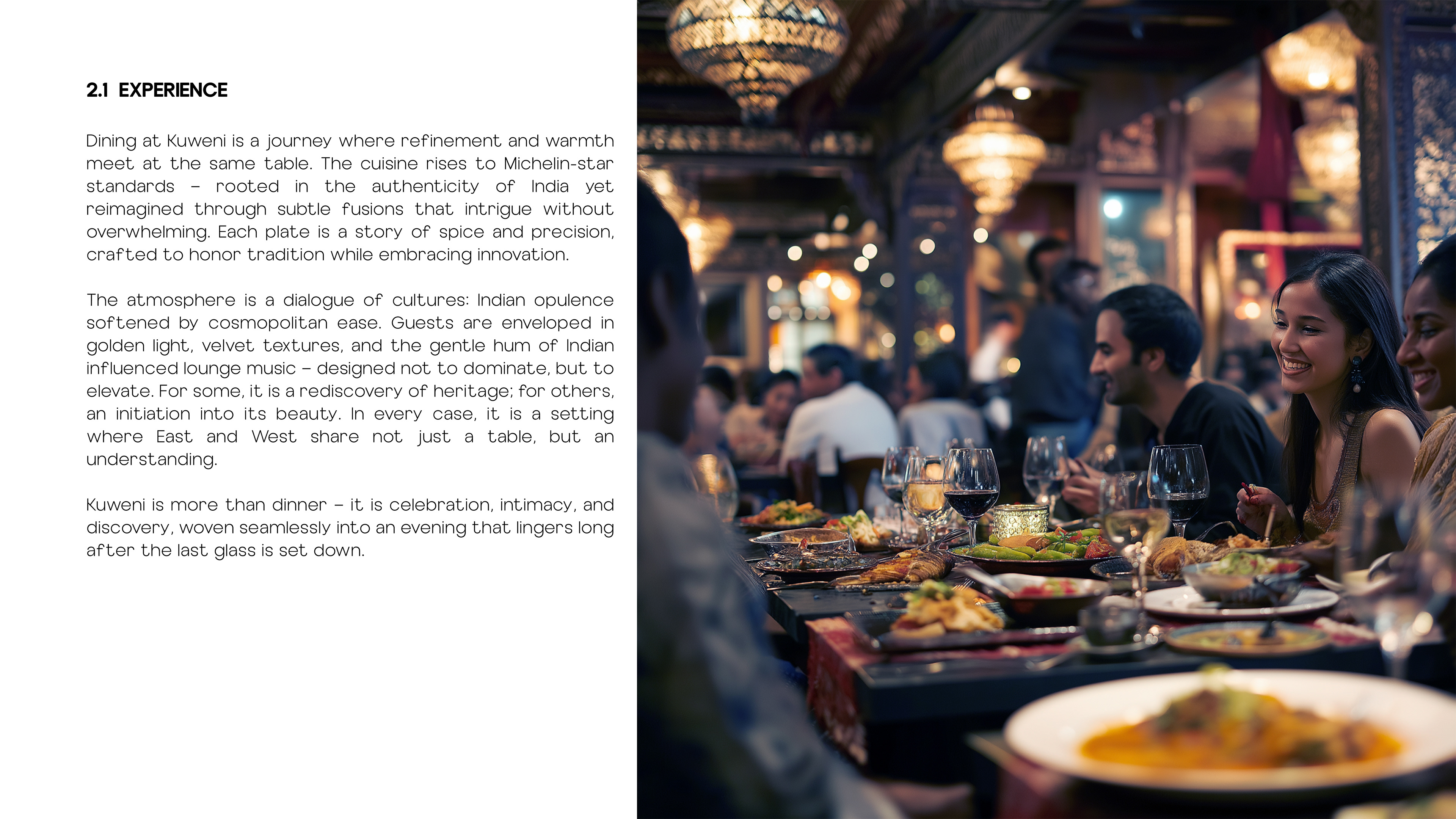 Kuweni Restaurant - Concept Development