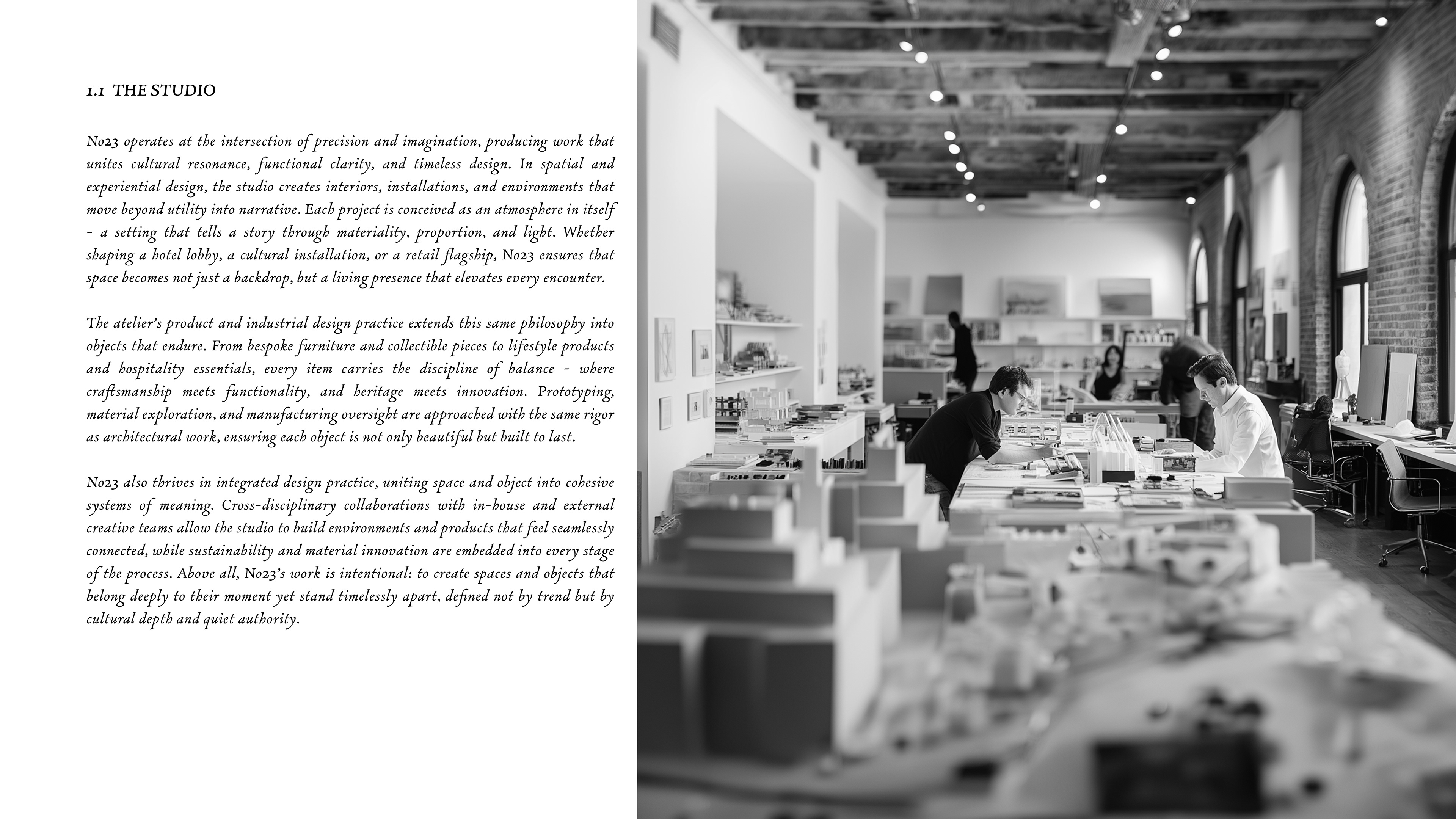 No23 Studio - Concept Development