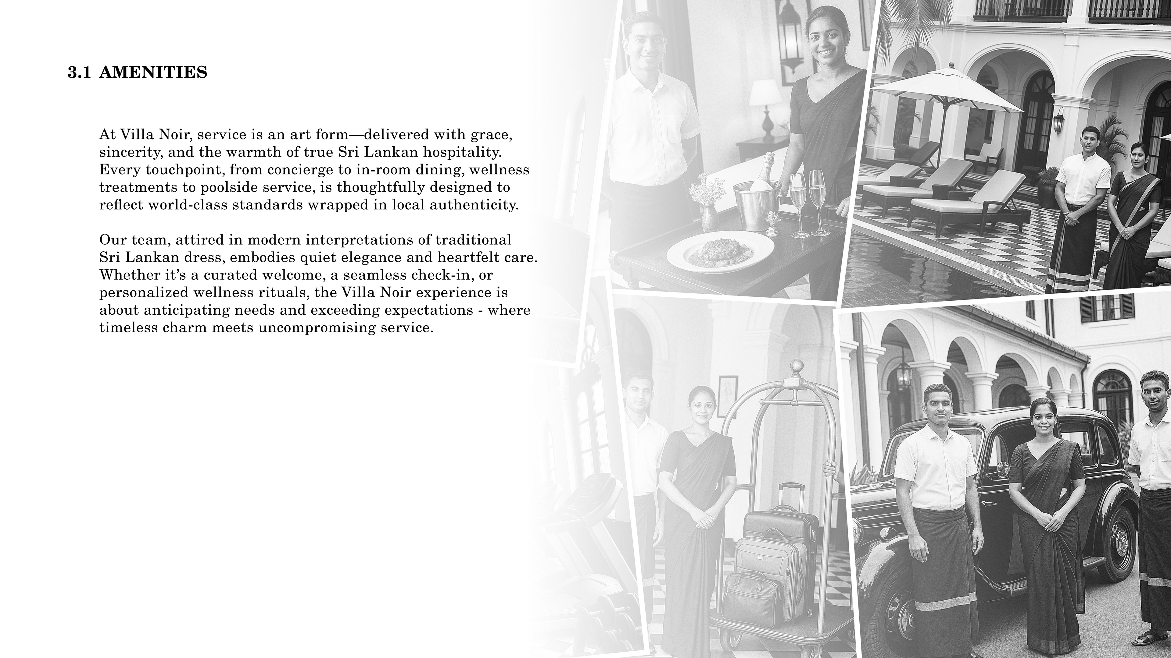 Villa Noir - Mood Board