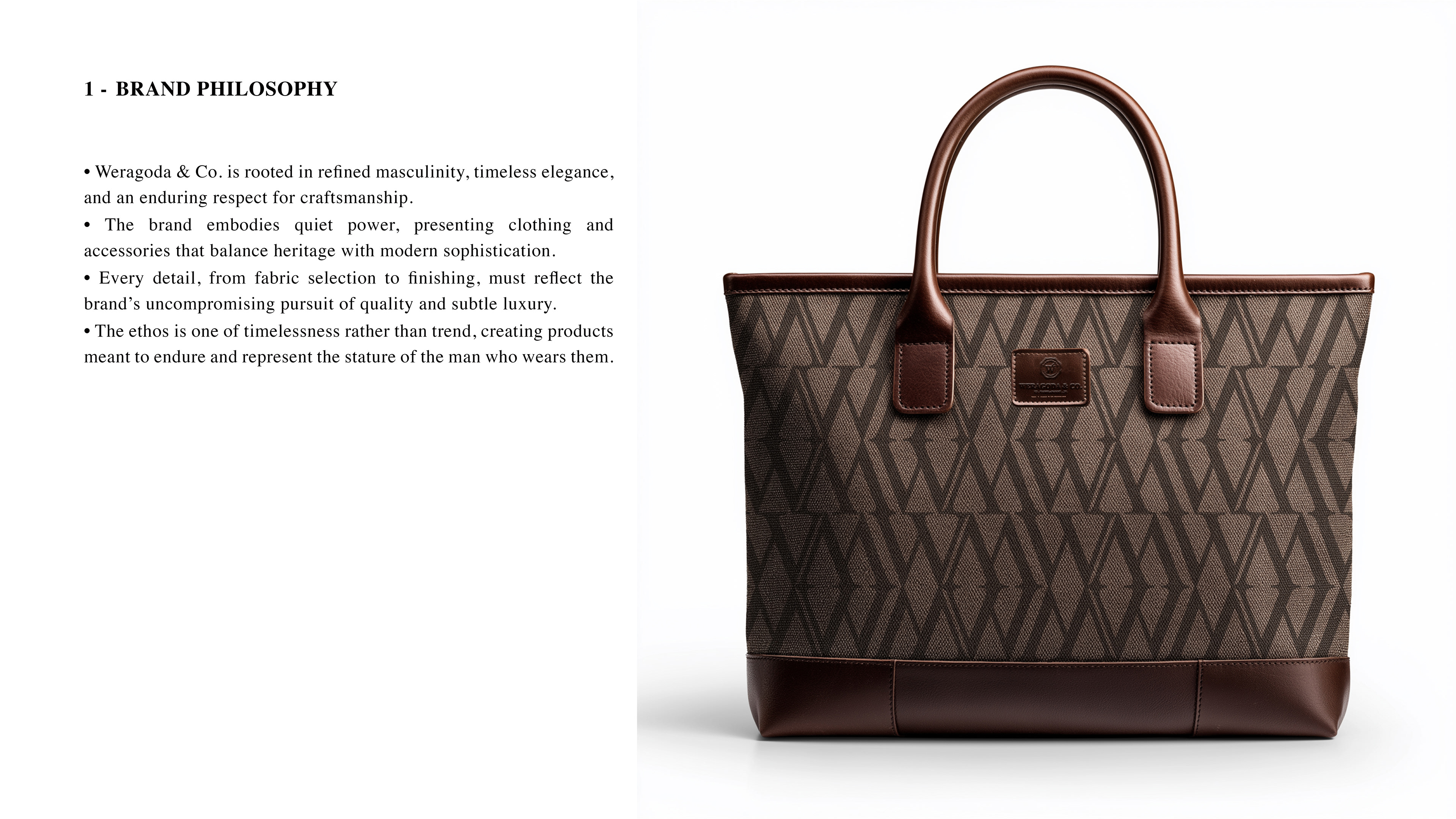 Weragoda & Co. - Artistic Direction Guide