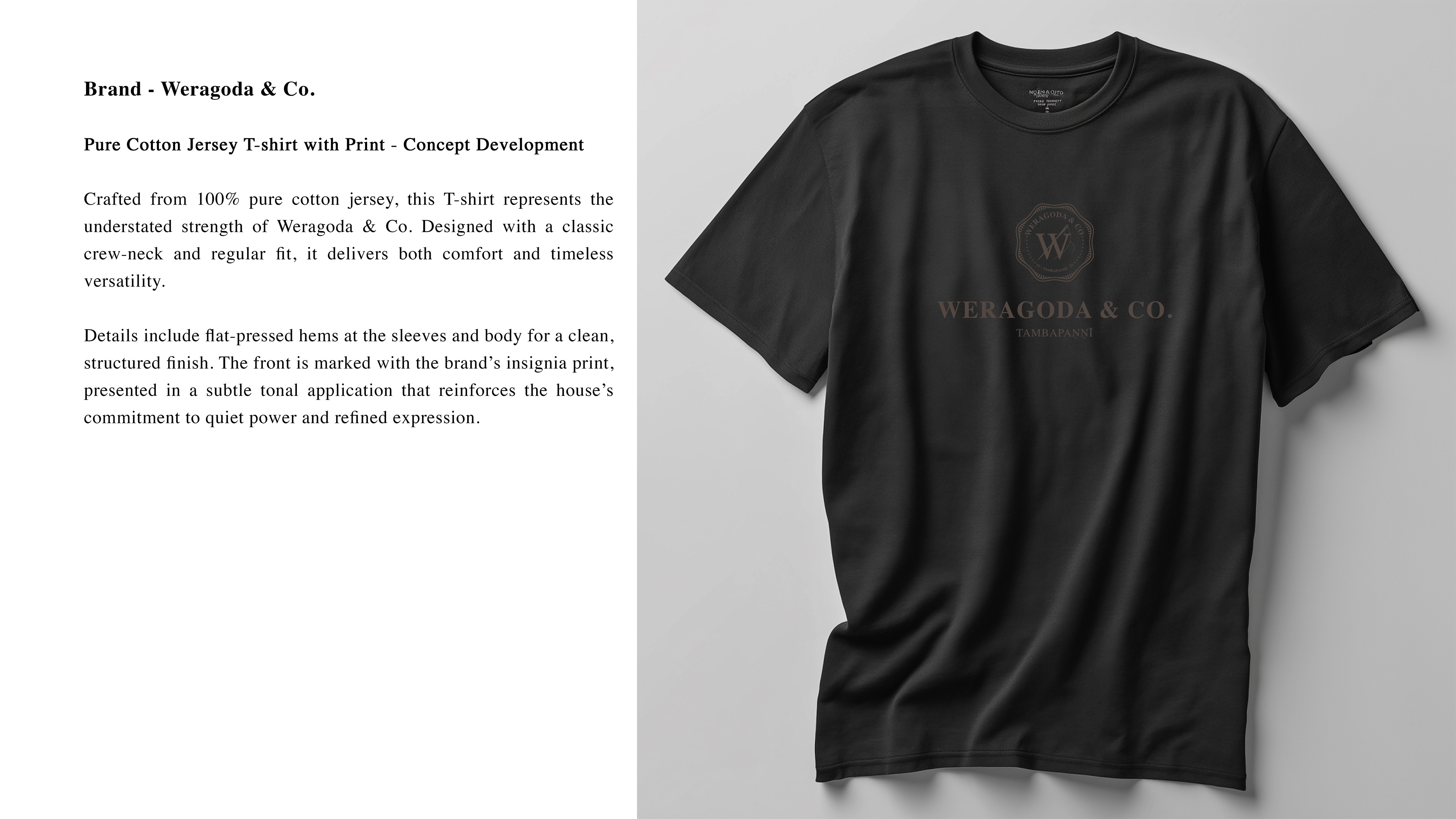 Weragoda & Co. - Artistic Direction Guide