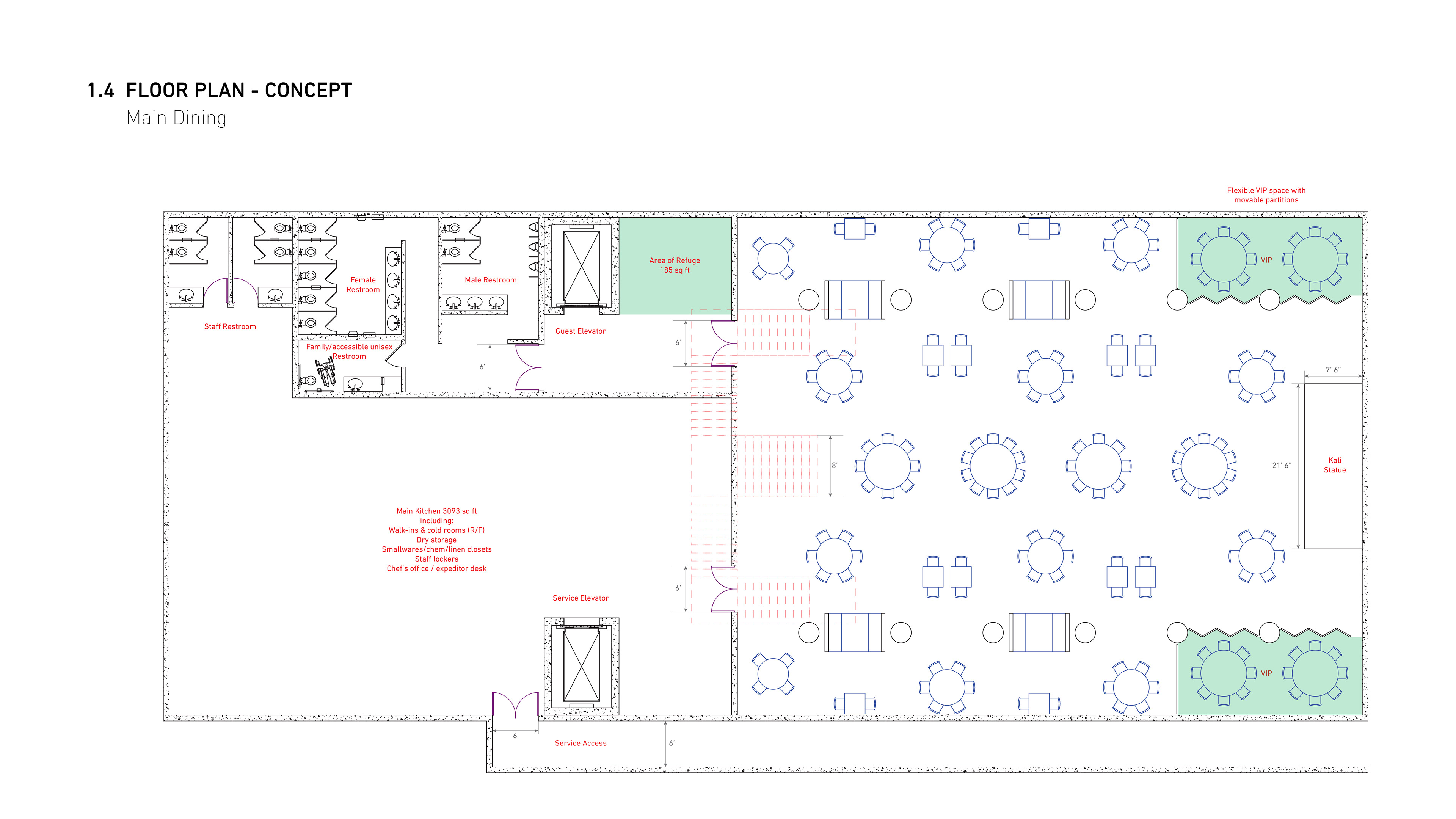 Kali Restaurant - Concept Development