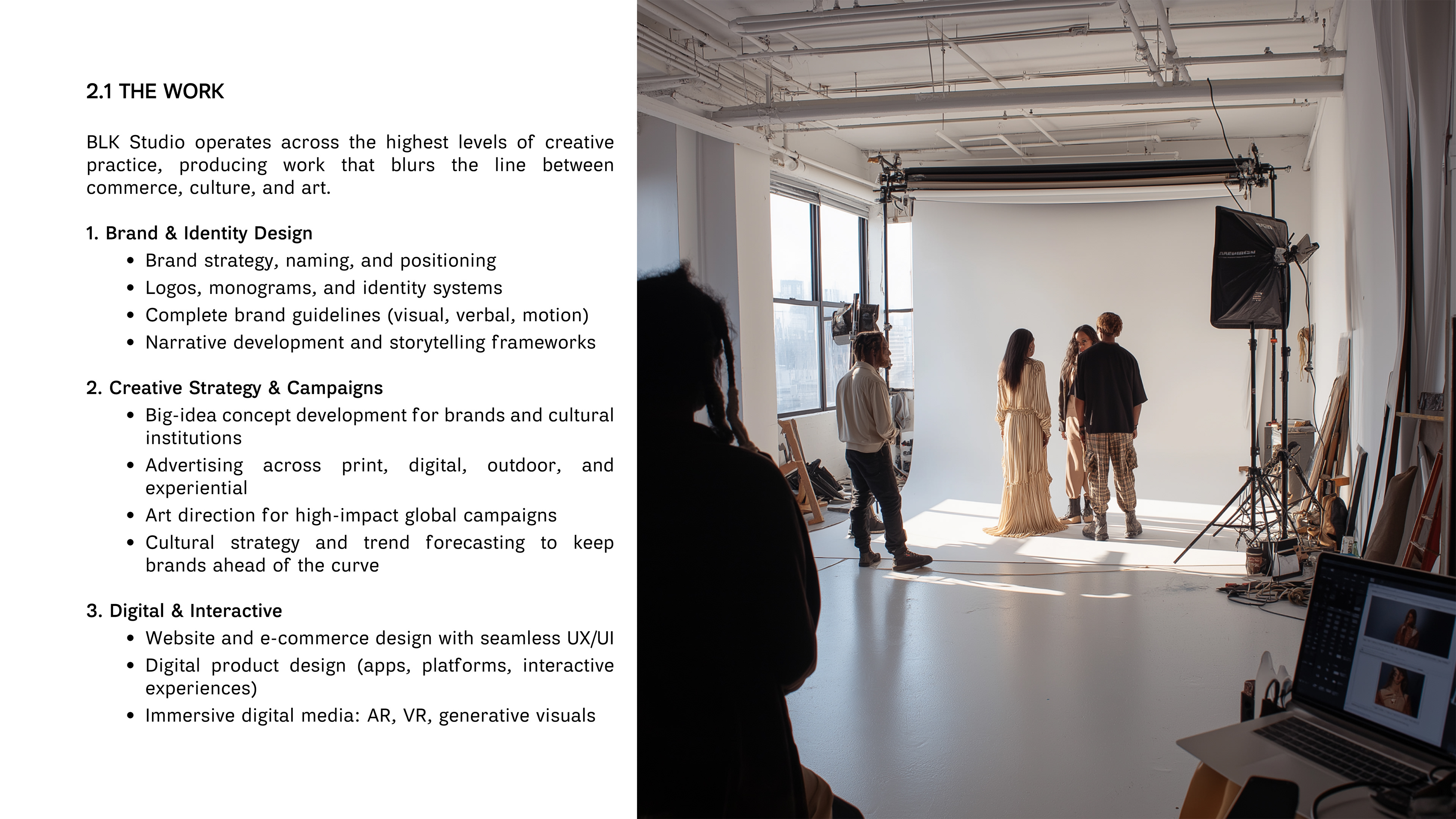 BLK Studio - Concept Development