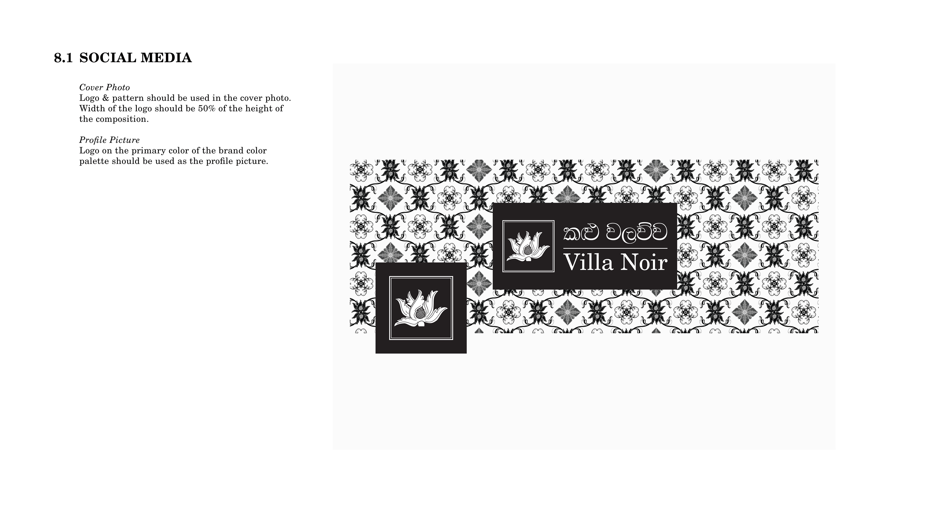 Villa Noir - Brand Guidelines