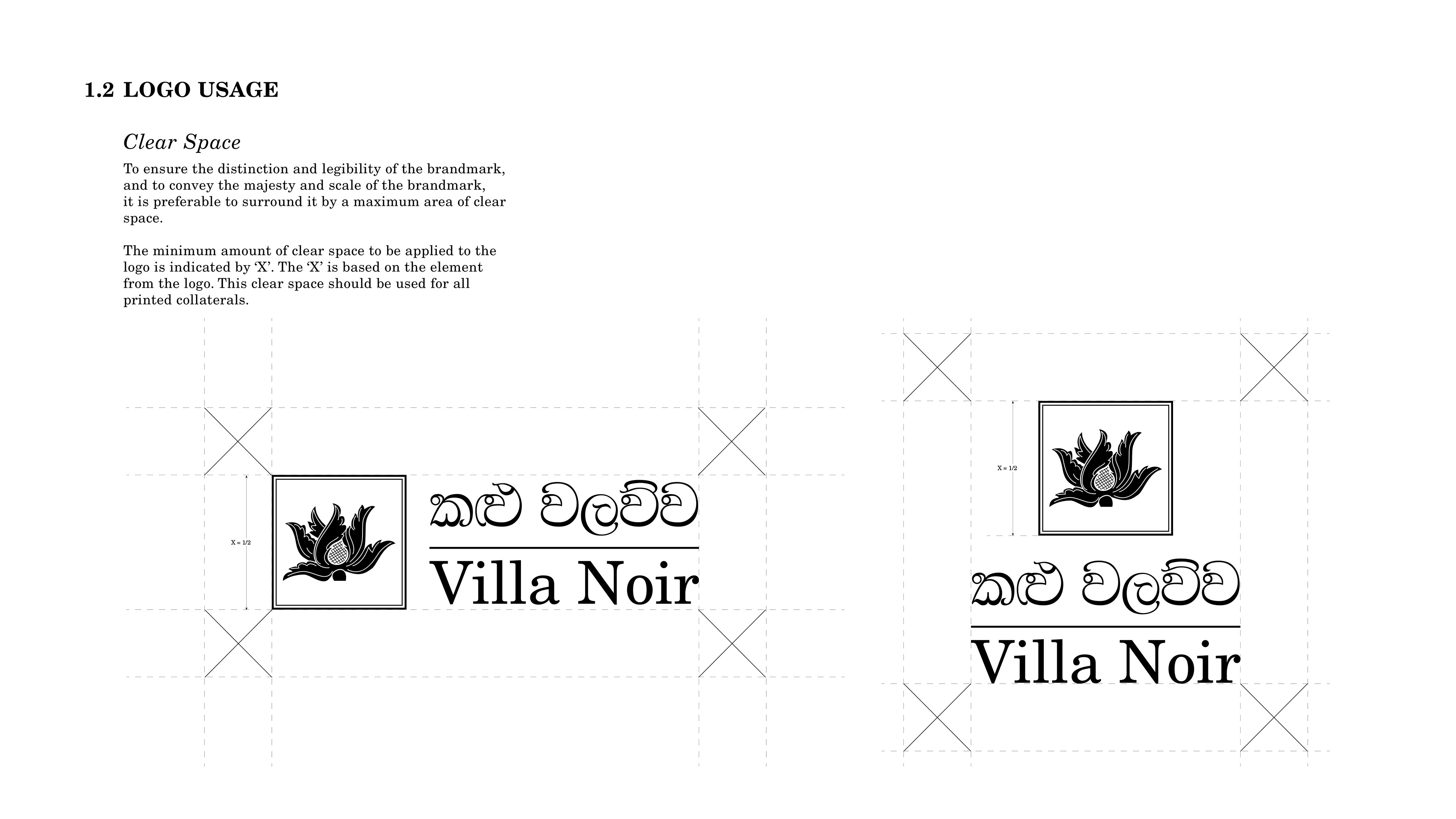 Villa Noir - Brand Guidelines