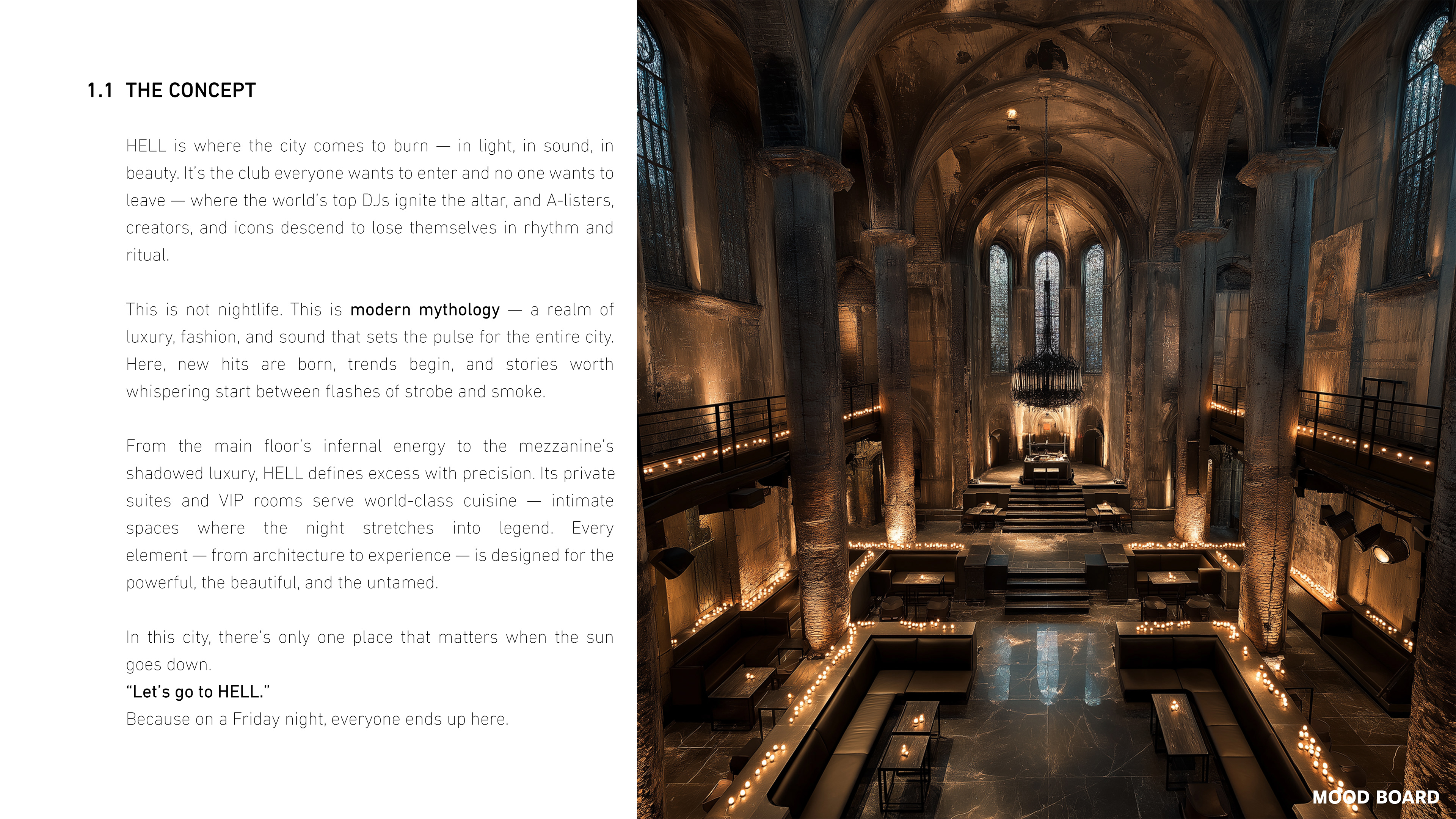 HELL The Club - Concept Development