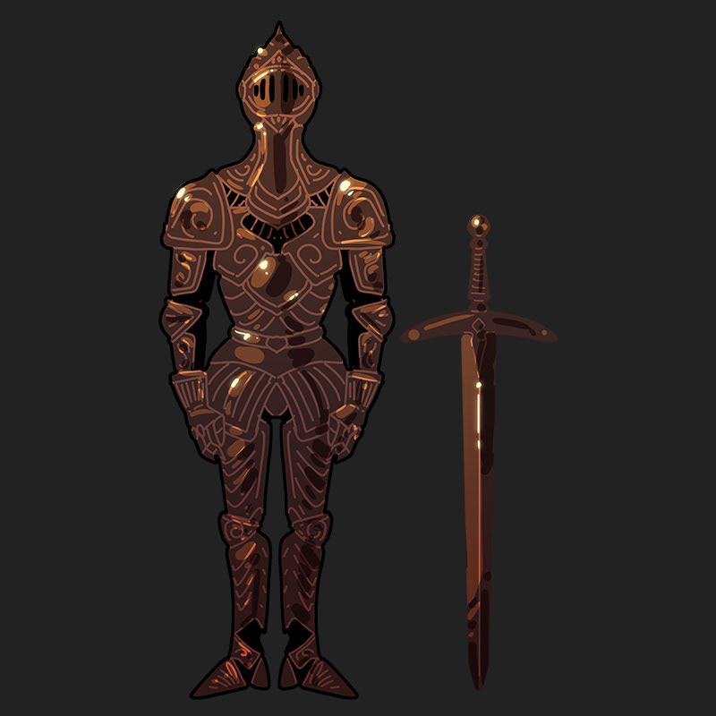 Enchanted Armor (it guards the entrance of the house)