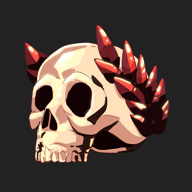 Talking skull to cast magic