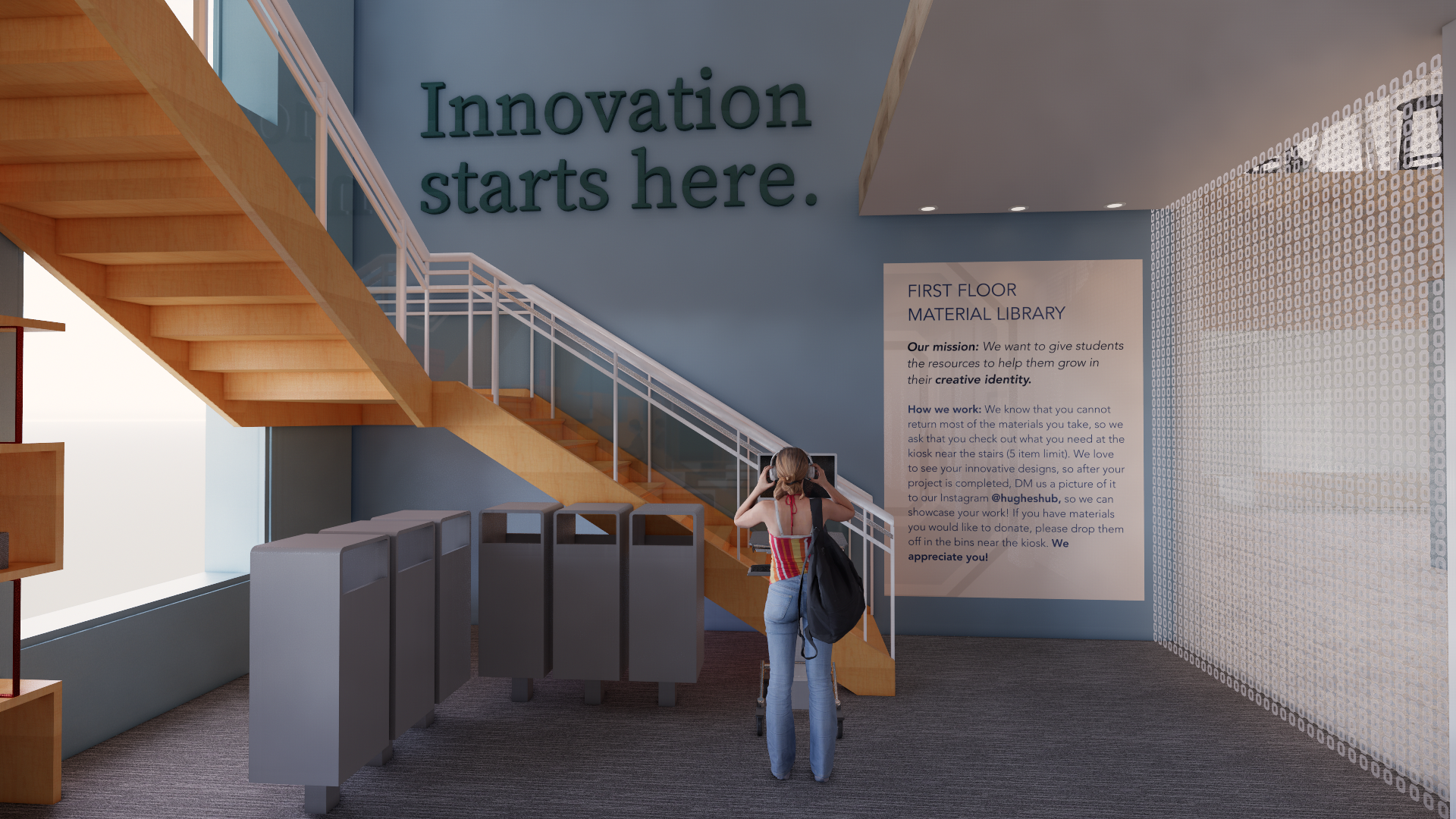 Material Library Donation Bins-Emily Ridinger