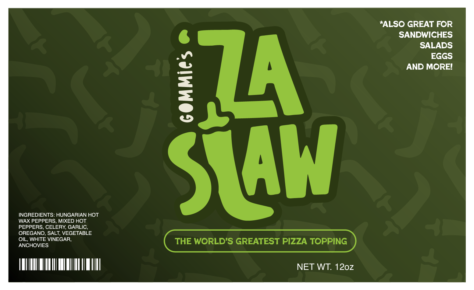 'Za Slaw packaging