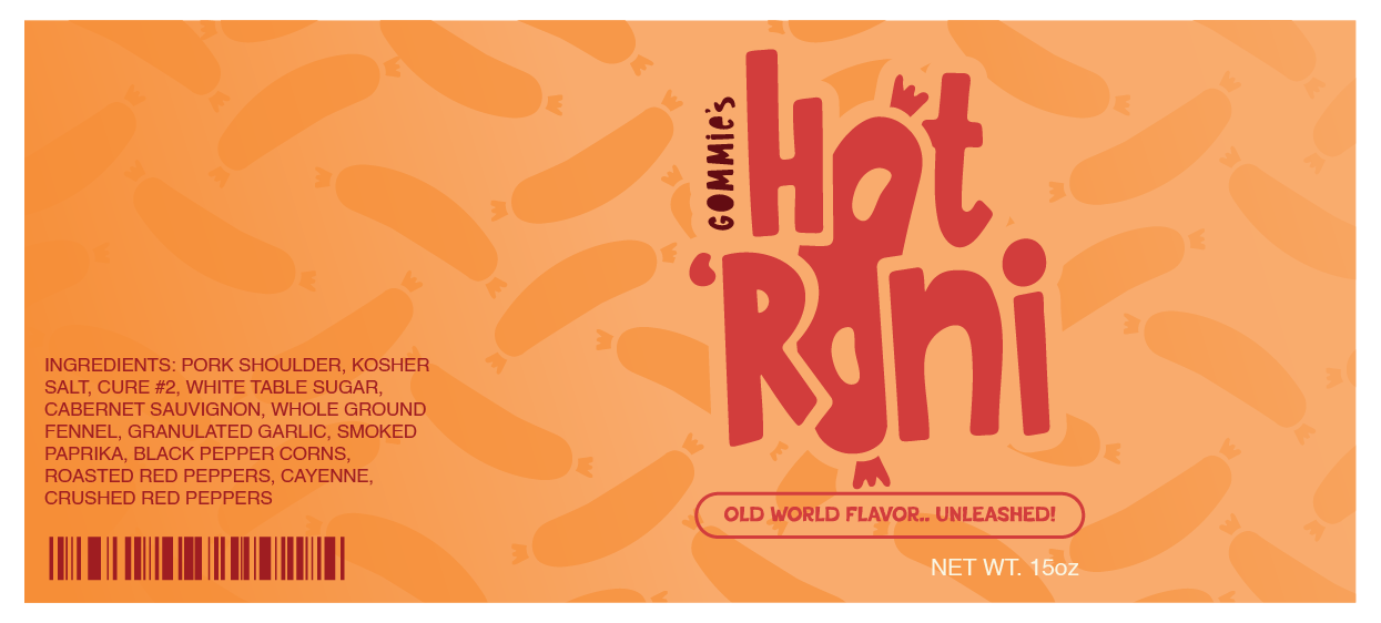 Hot 'Roni packaging