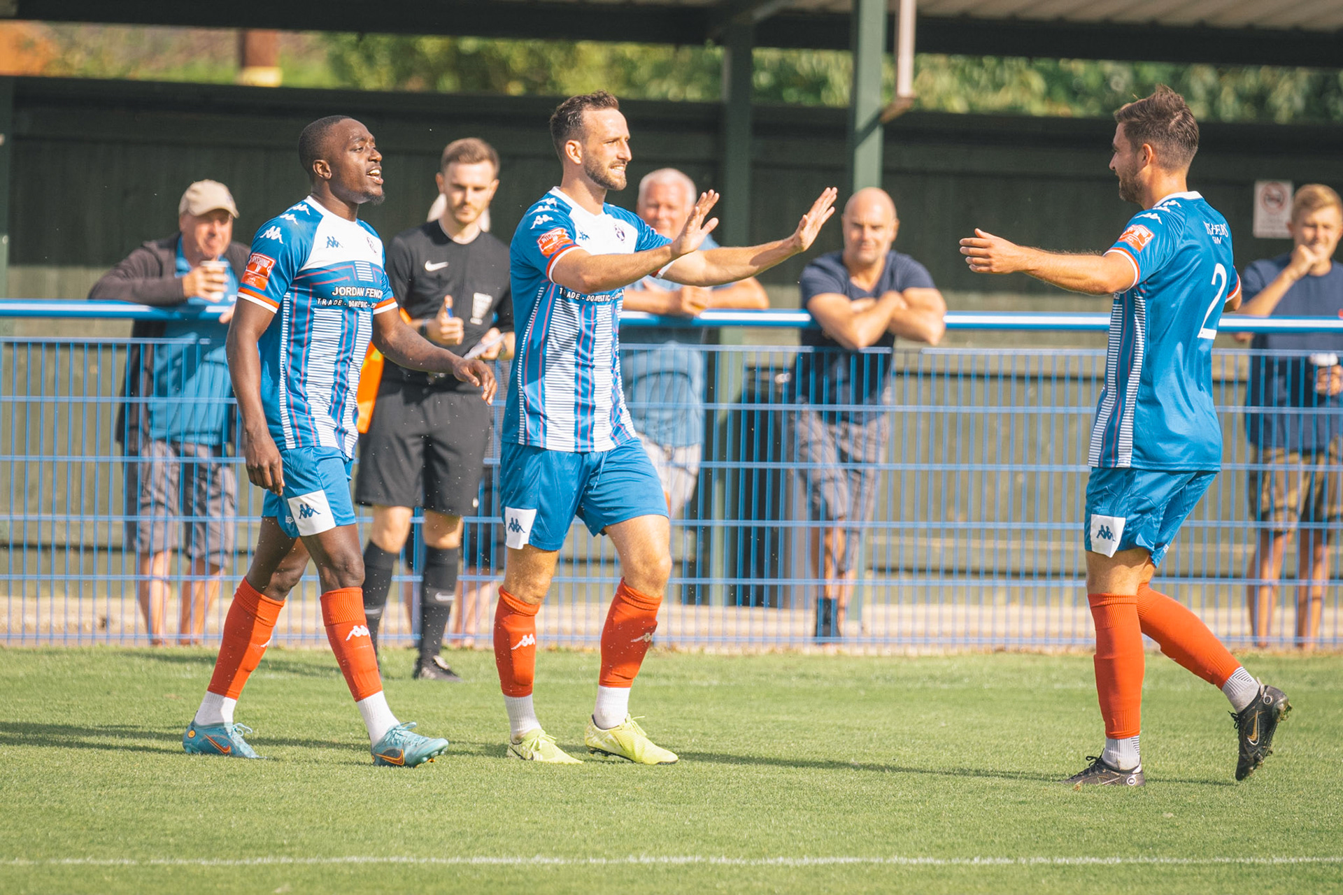 Marsden celbrating with Best friend wyatt hill