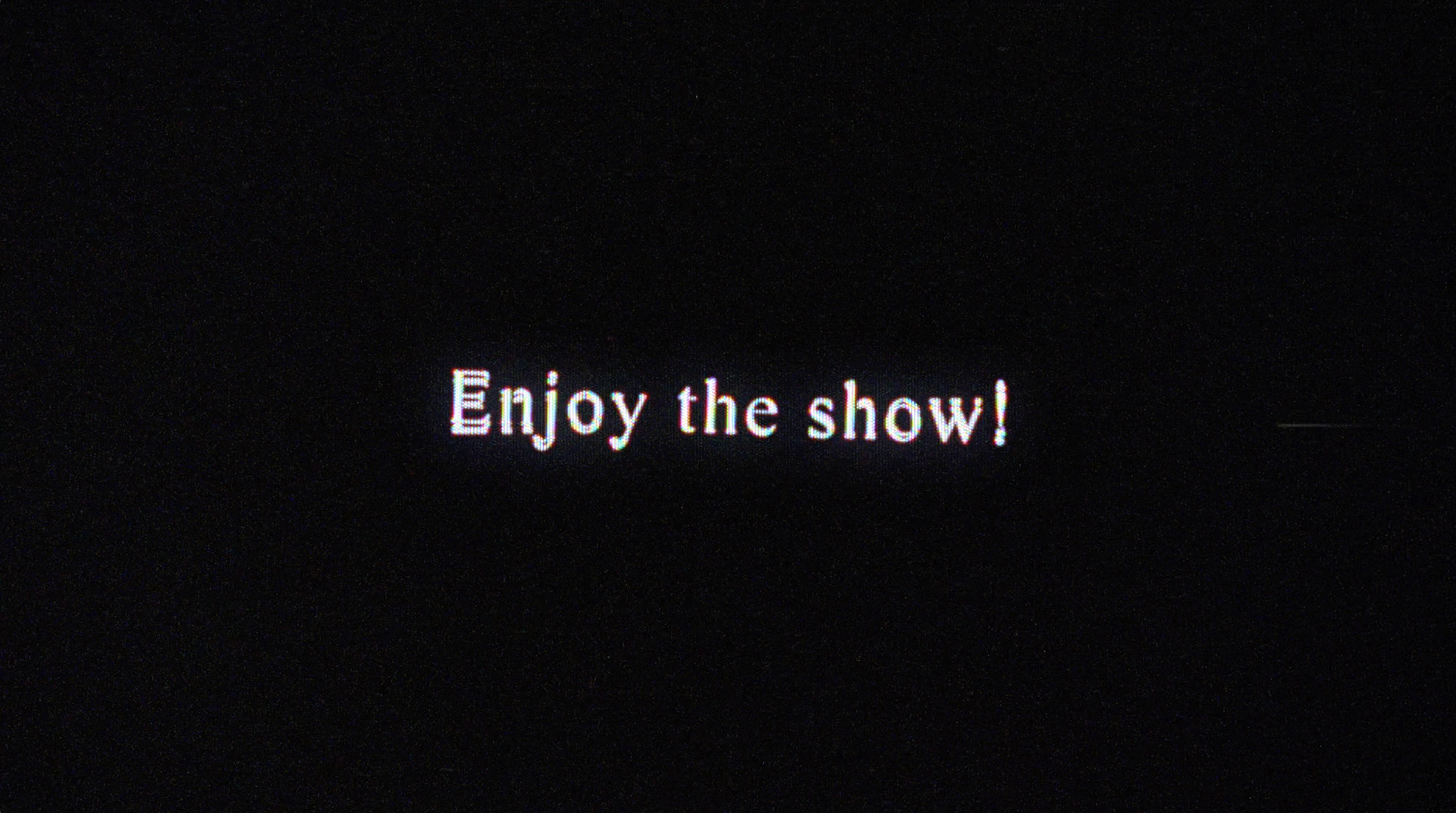 "Enjoy the Show!" animation from the "Laughing Since '79" commercial advertisement, preshow presentation, and parody of the AMC Theaters Nicole Kidman "We Make Movies Better" Advertisement for The Laugh Factory by Carpe Noctem Films