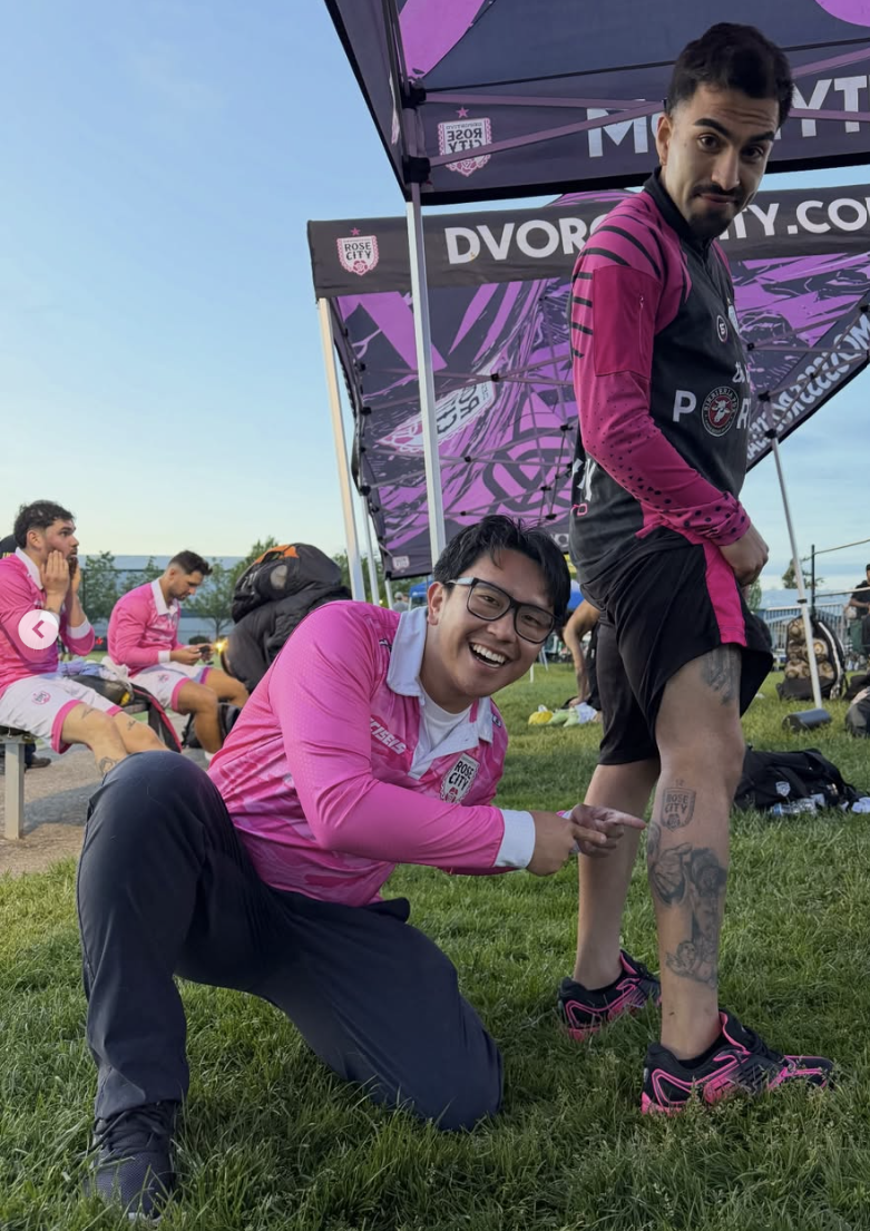 My logo is tattooed on FIVE Deportivo Rose City players!