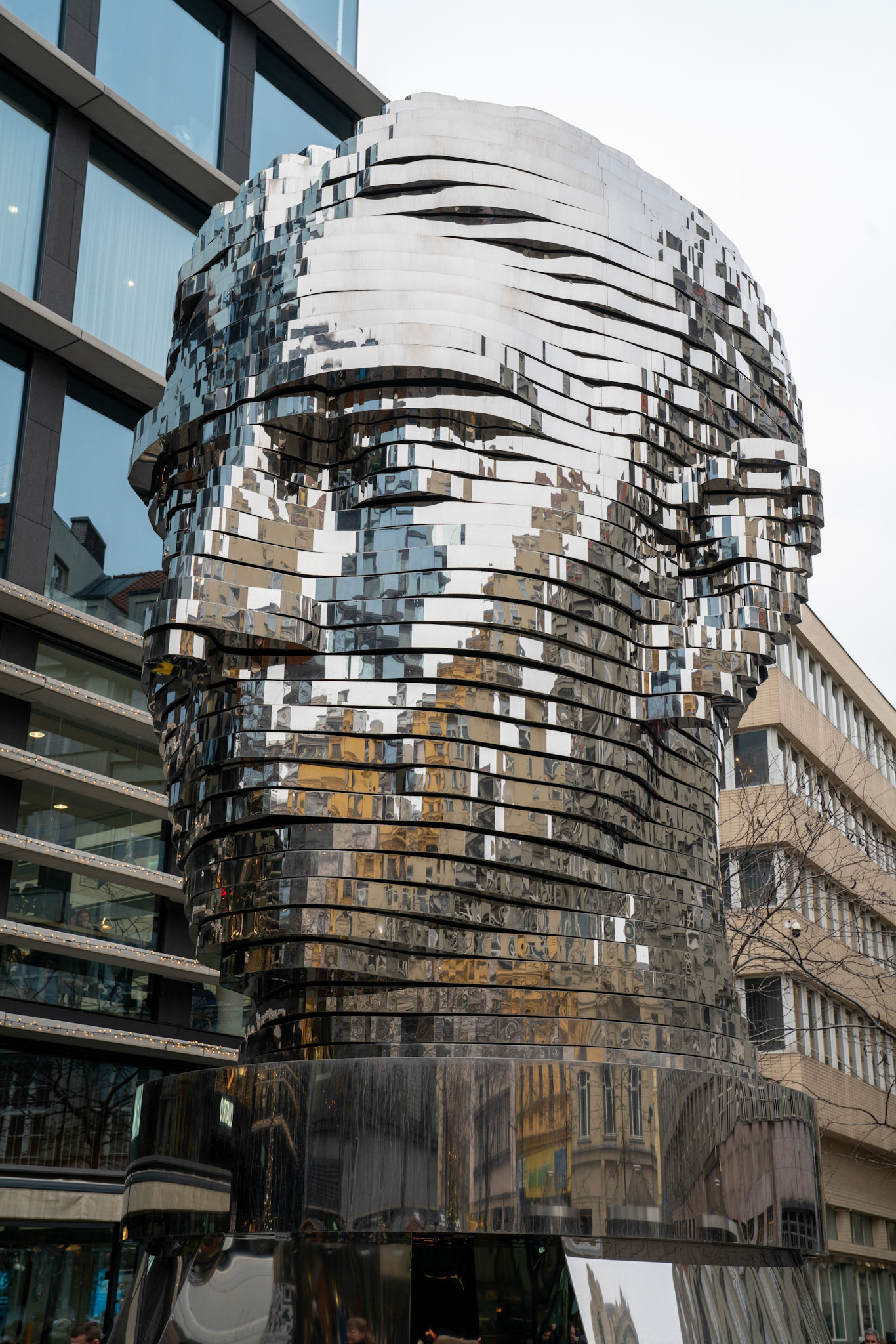 Franz Kafka Rotating Head by David Cerny