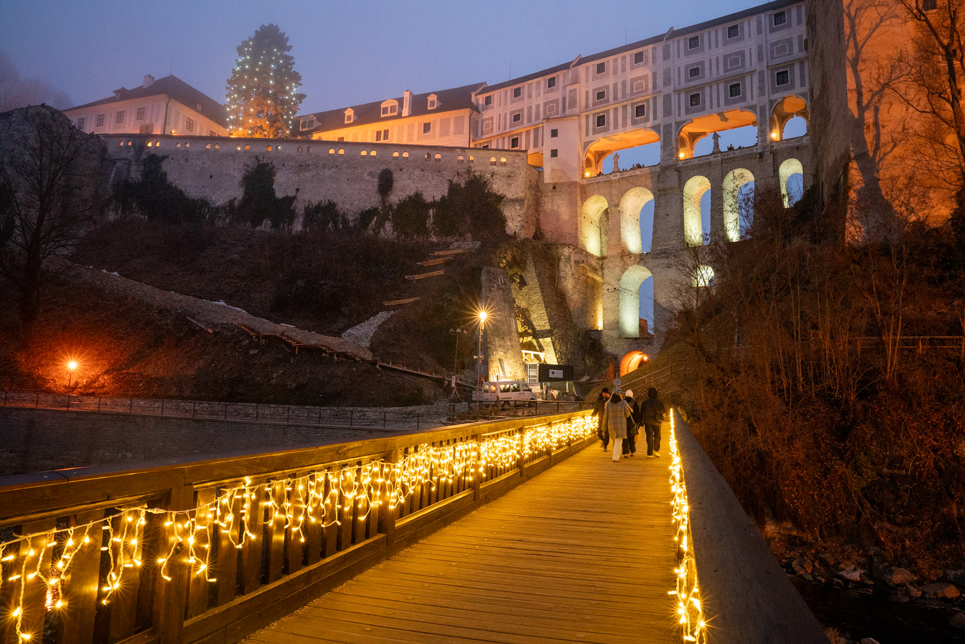 Cloak Bridge, Cesky Krumlov
