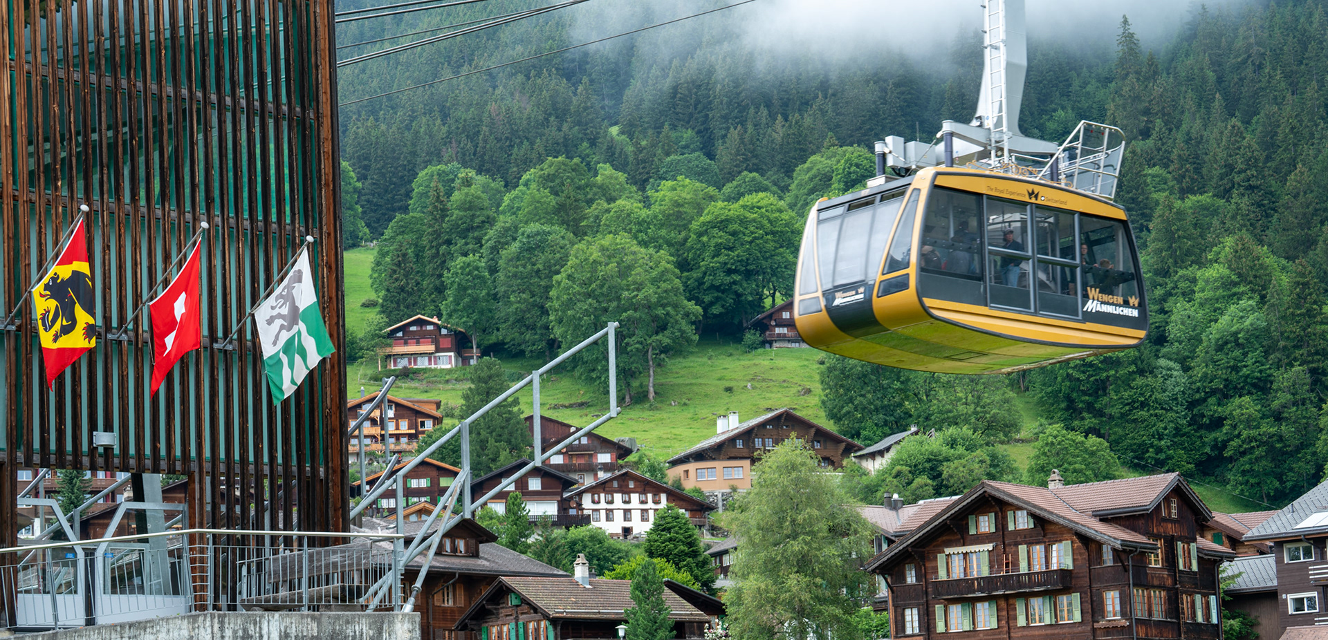 Wengen to Mannlichen gondola