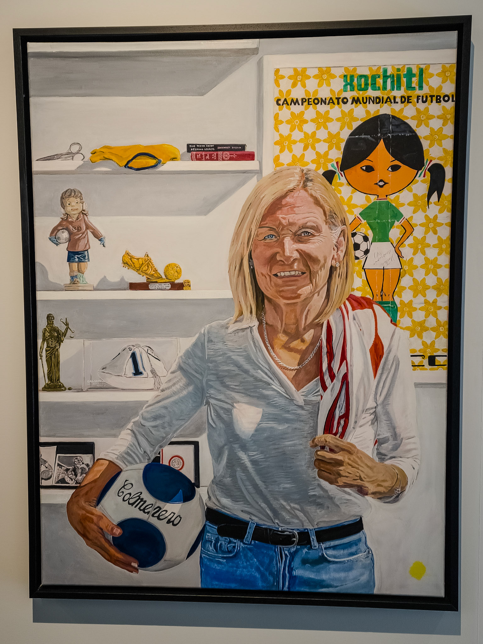 Extraordinary Portraits exhibition - Gill Sayell painted by David James