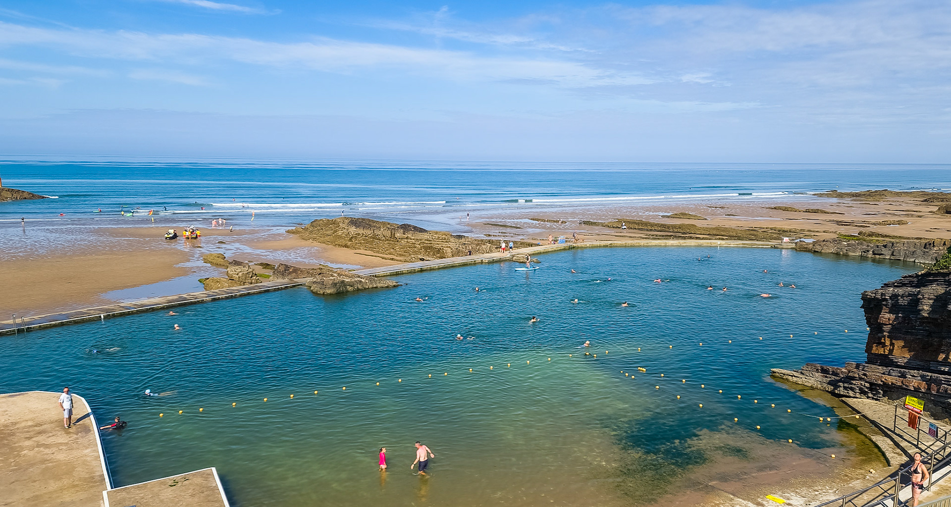Bude sea pool, Summerleaze Beach
