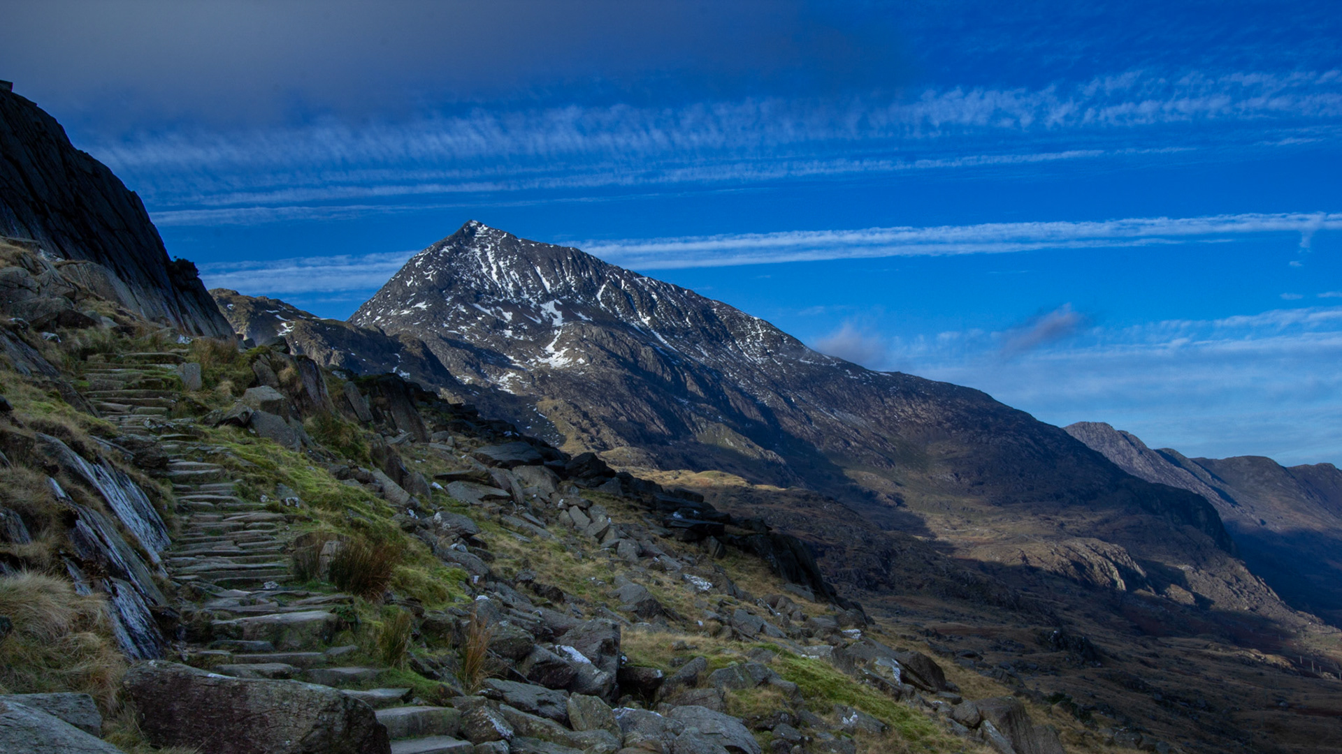 Crib Goch from the Pyg track