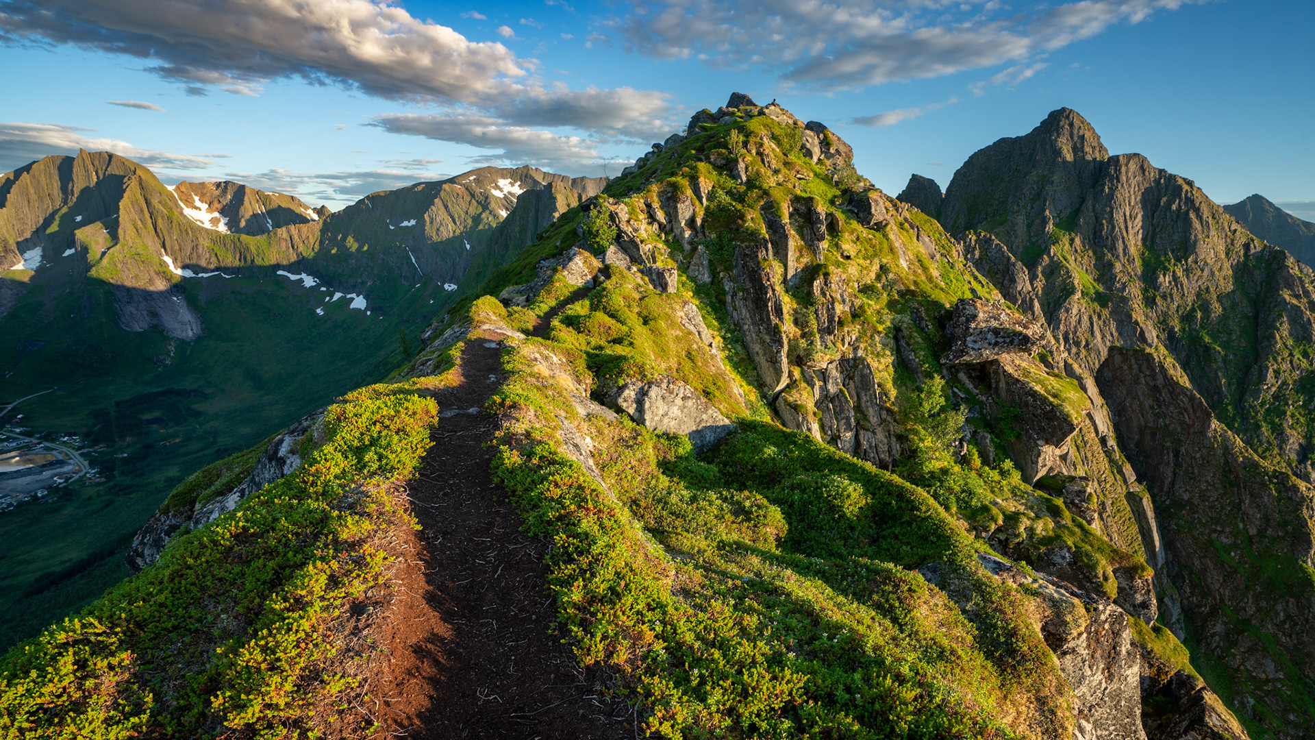 Summit of Kyle in the 'Golden hour'