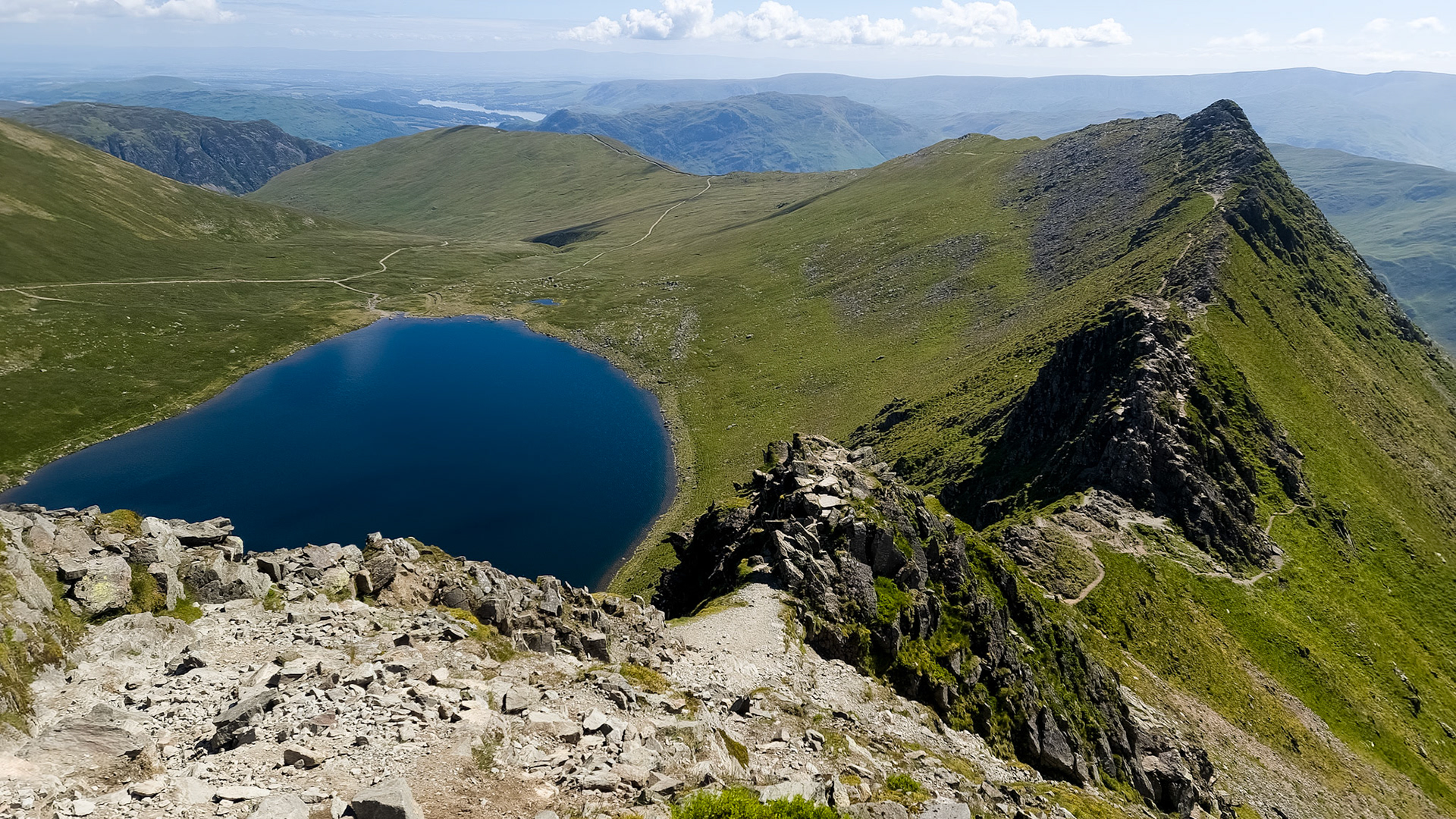 Striding Edge from Helvellyn