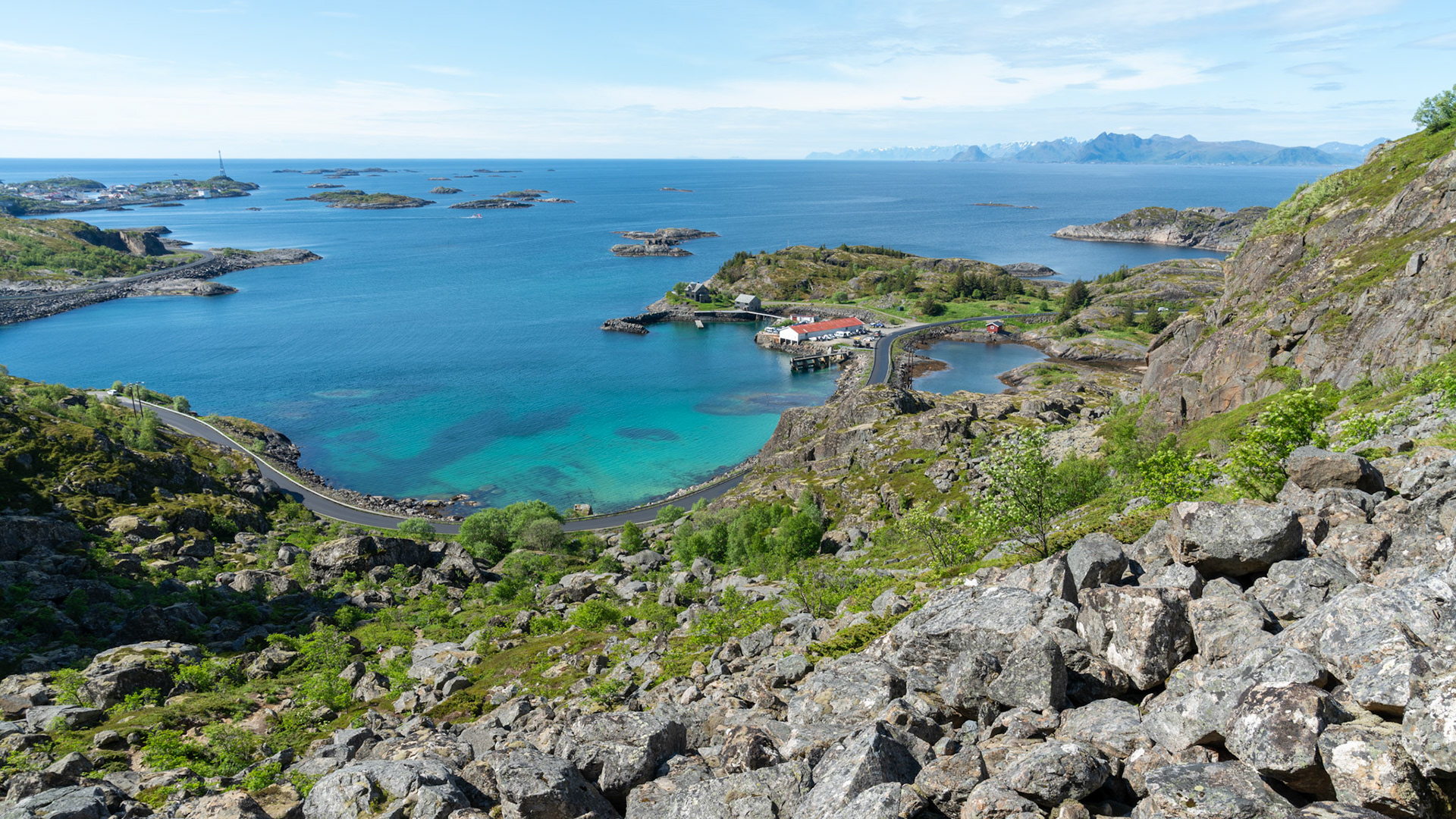 Looking out to Henningsvaer