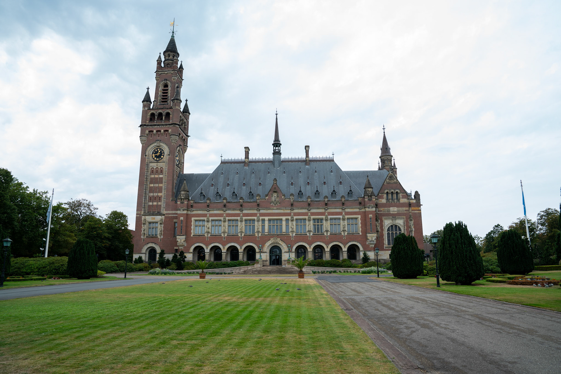 Peace Palace at The Hague, site of the ICJ