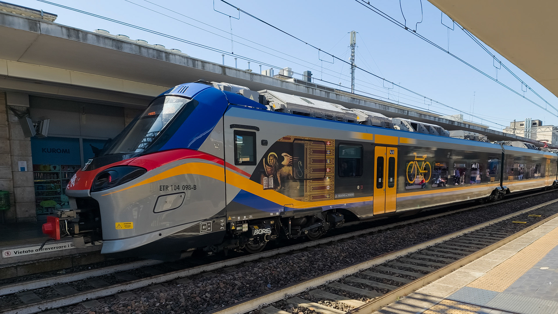 Regional train at Venice