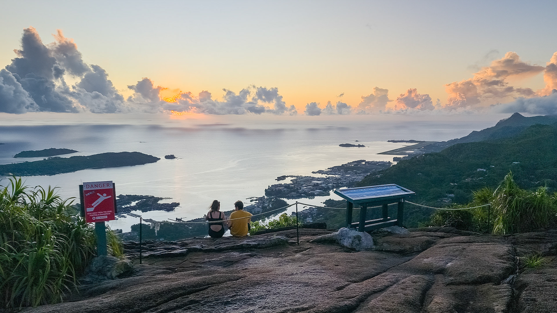 Sunrise at end of Copolia Trail