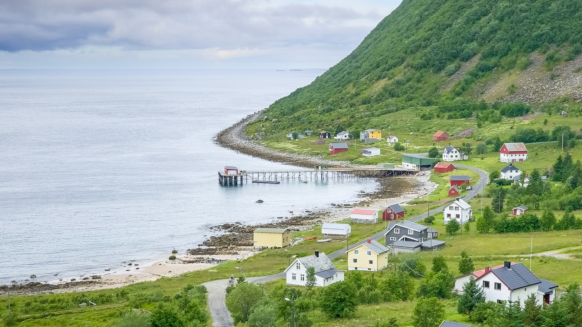 Rekvik, start oif Skamtinden trail