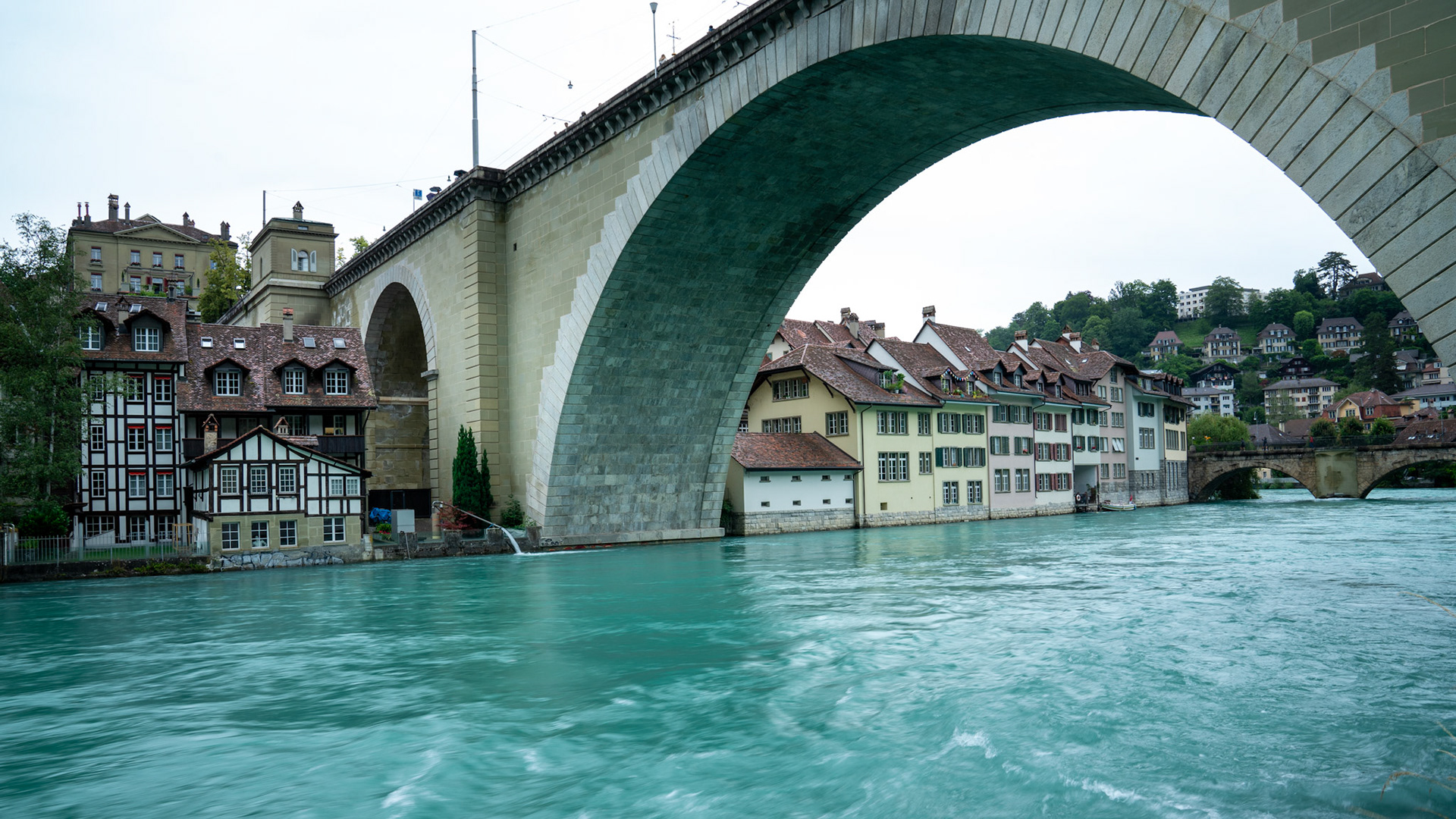 Rivver Aare in Bern