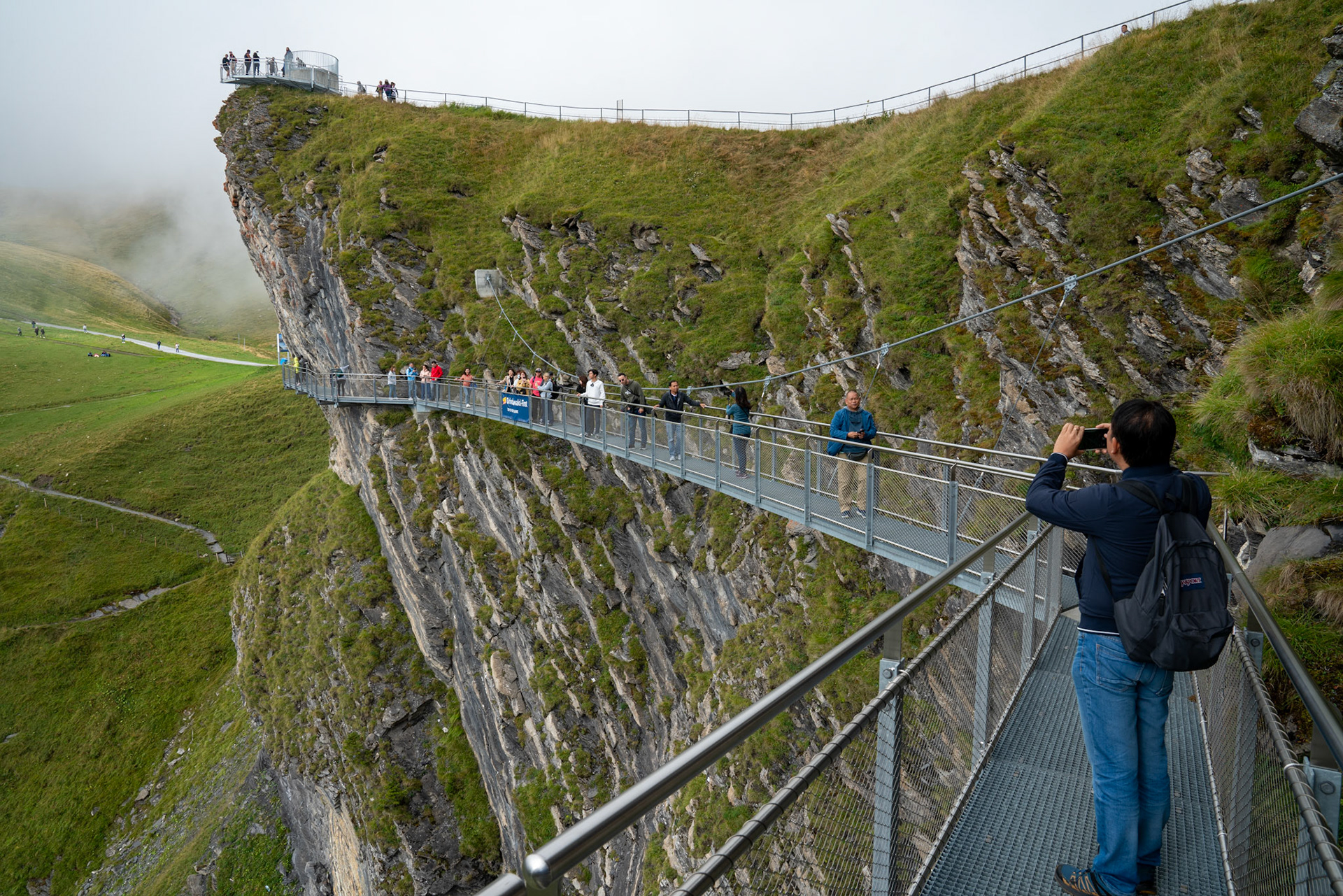 Cliff walk at First