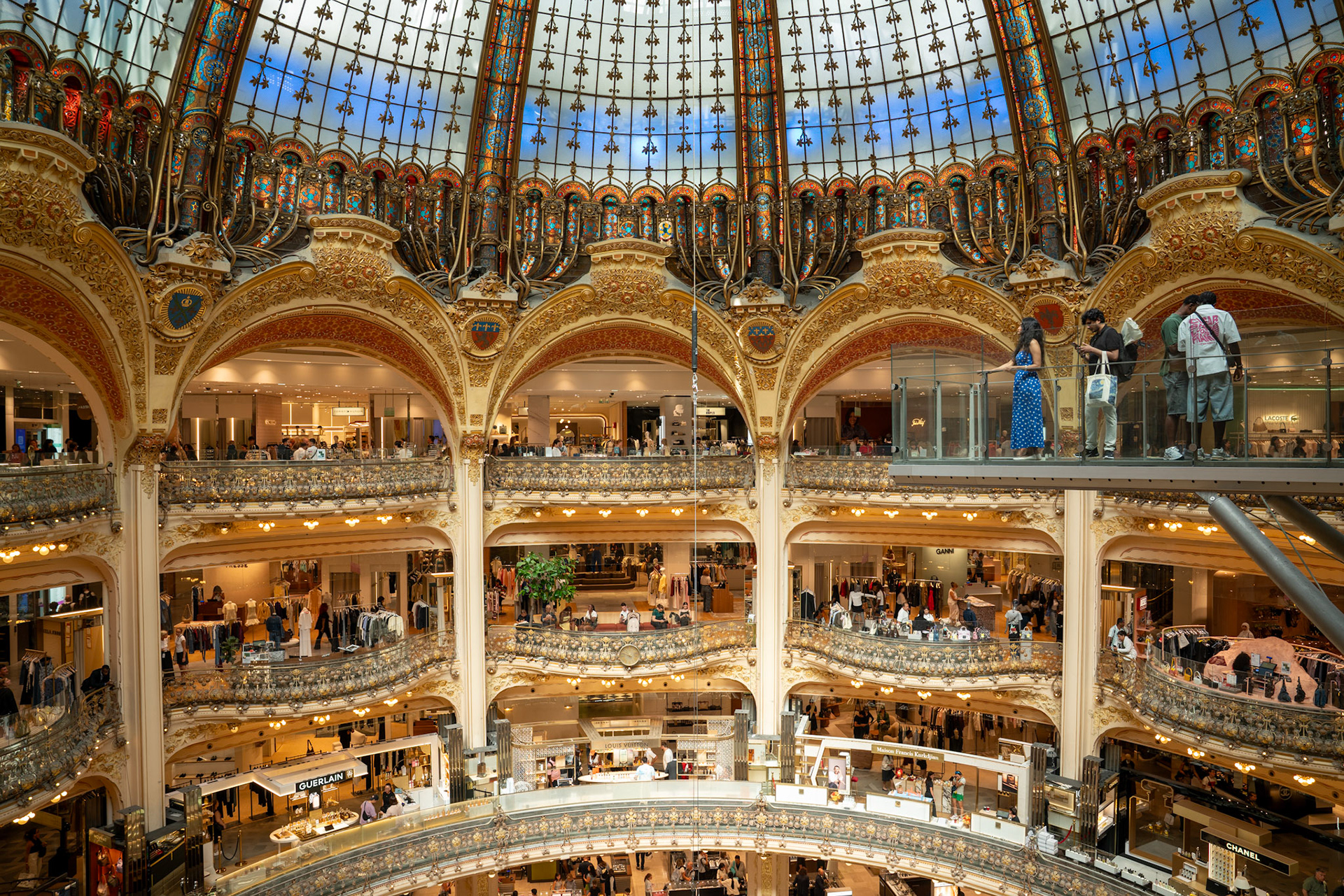 Galeries Lafayette, upmarket department store in Paris