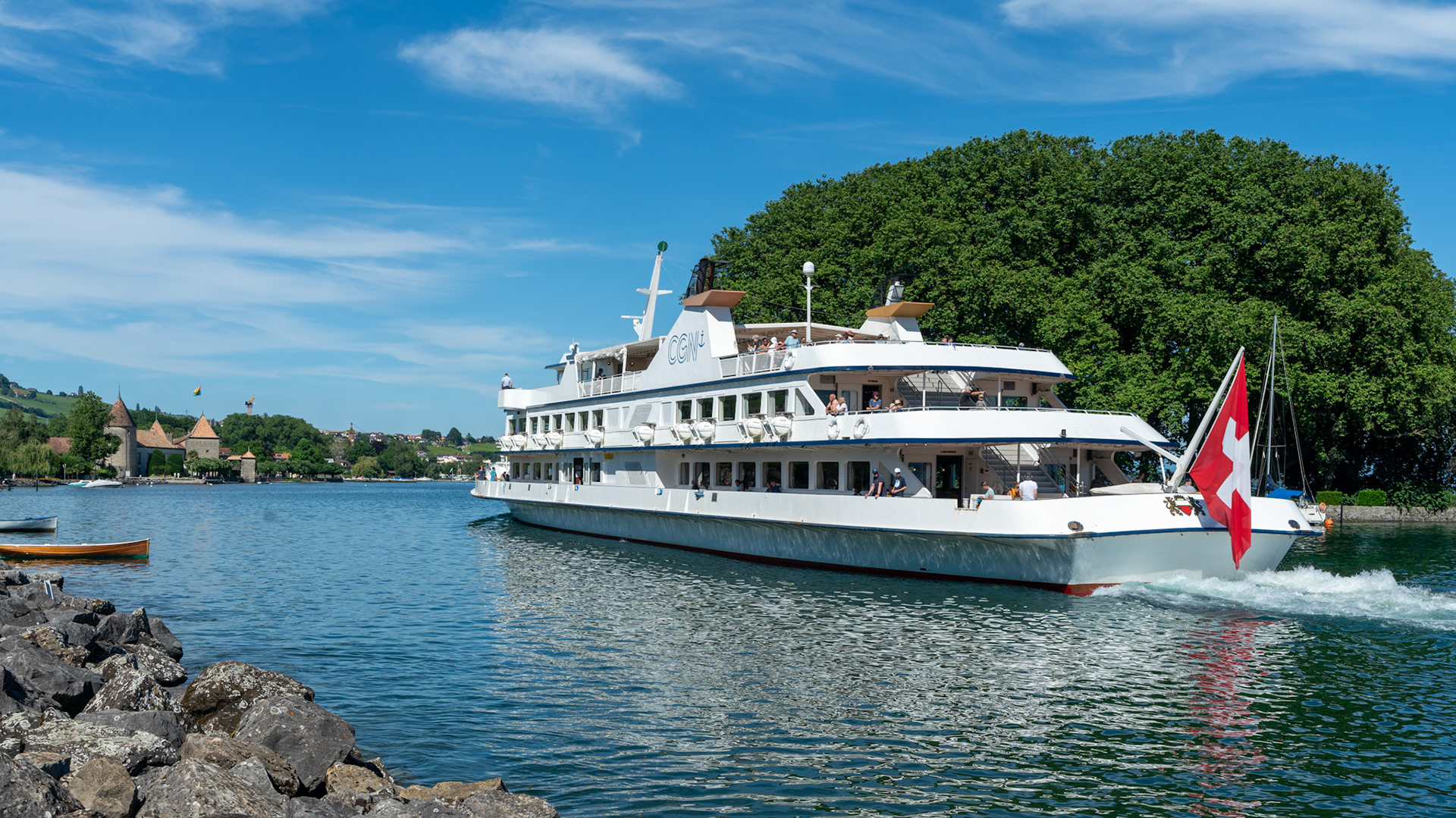 Lakeside at Rolle on Lake Geneva