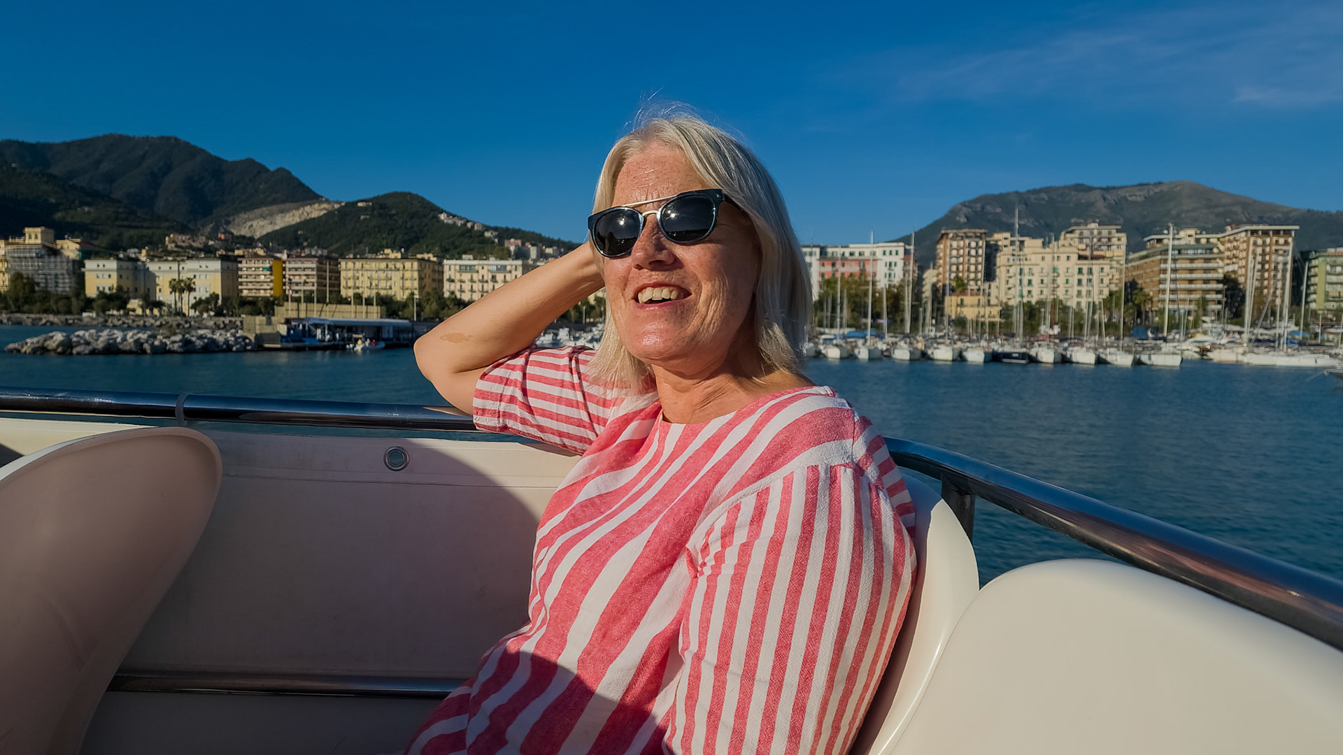 On our way from Salerno to Amalfi