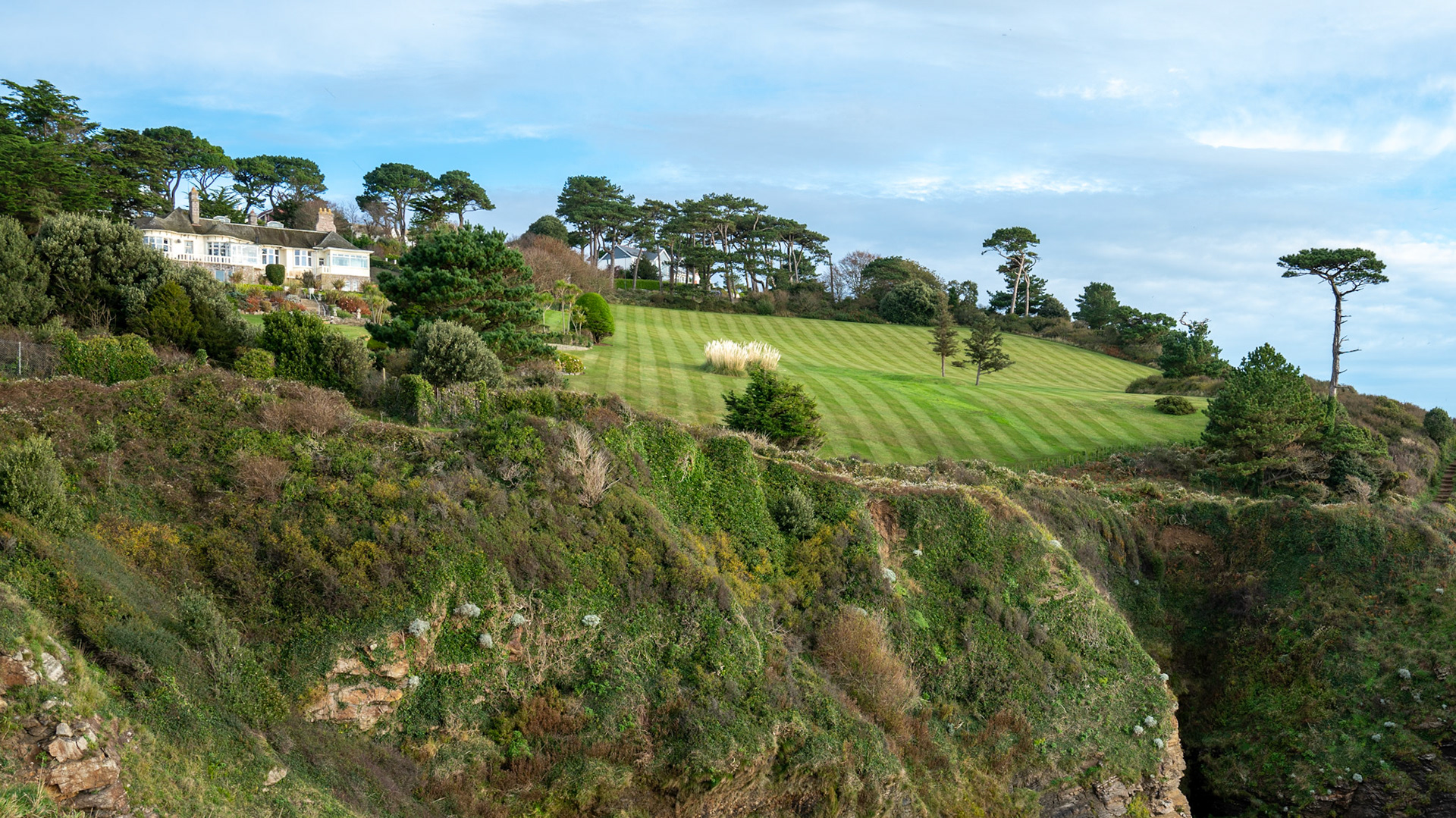 Wouldn't fancy mowing that lawn!