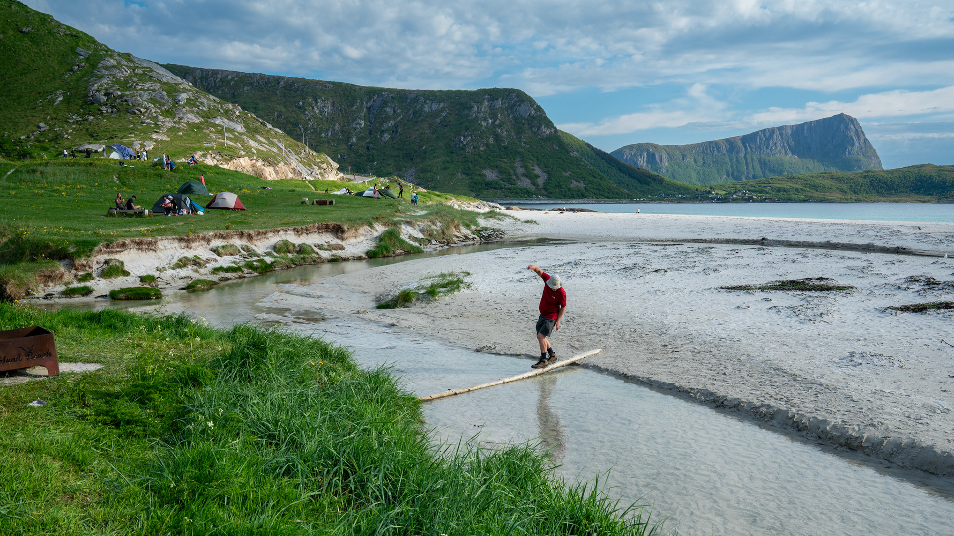 Haukland Beach, Vestvagoy