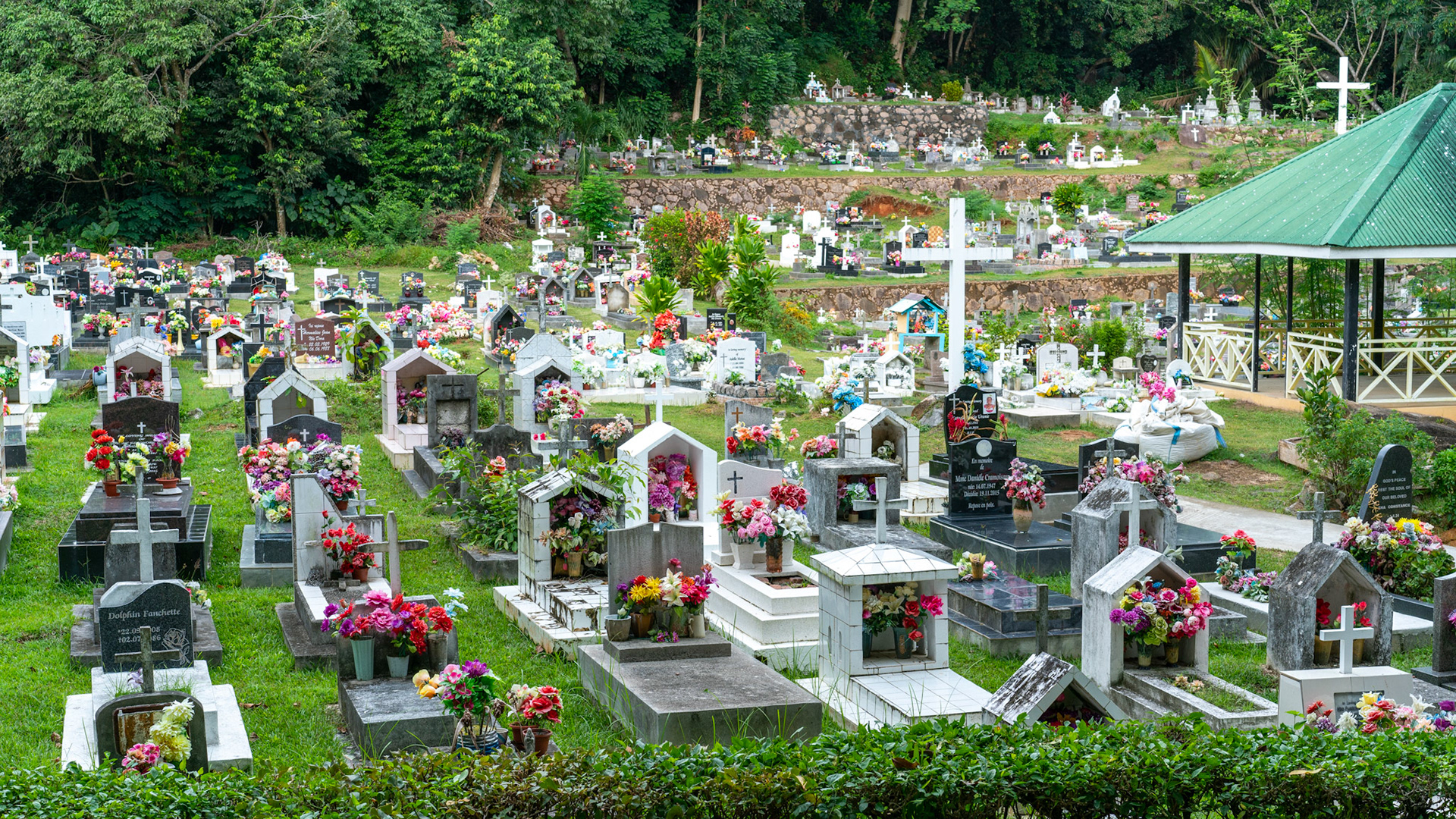 La Digue cemetry