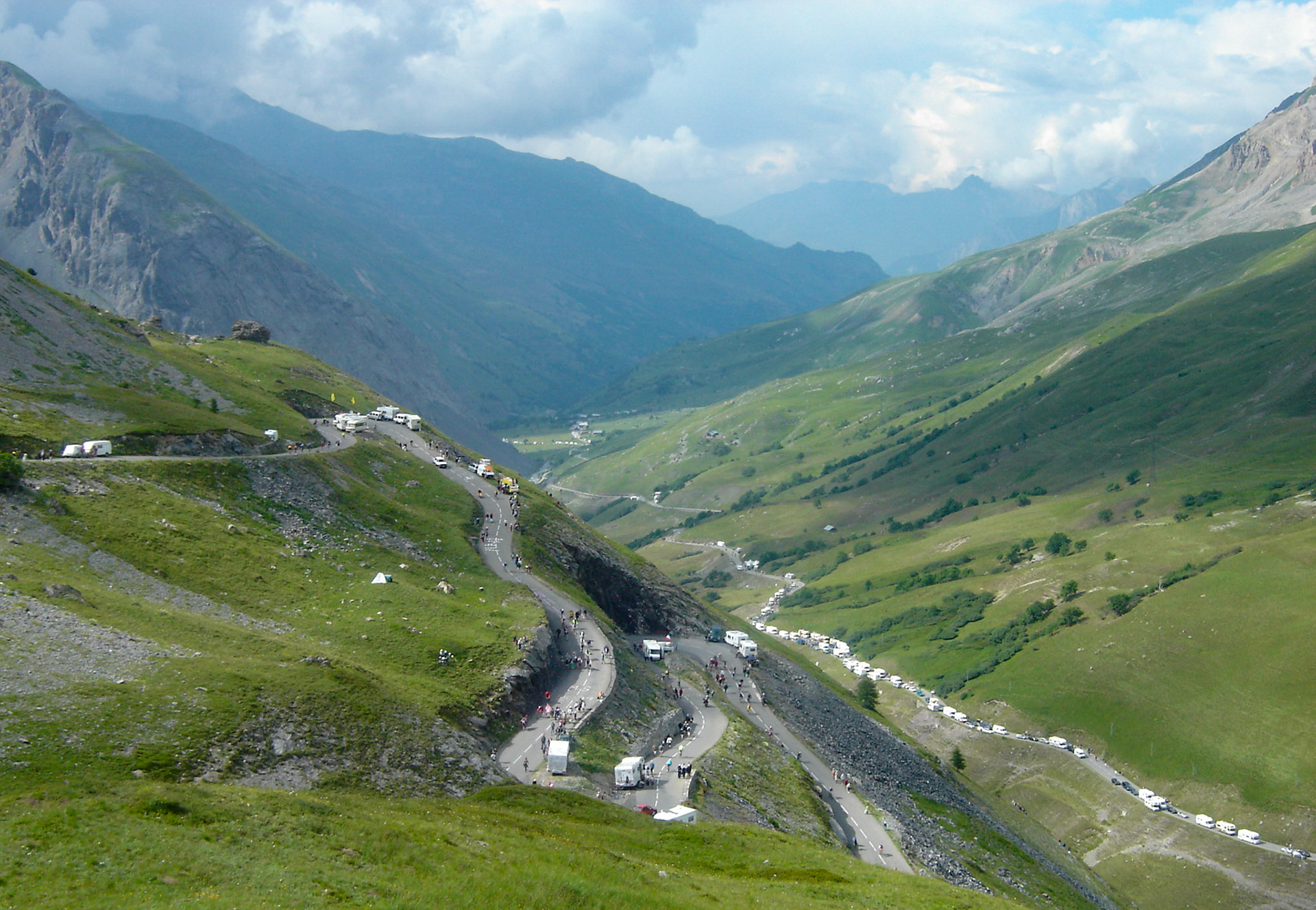 Upper slopes of the Galibier