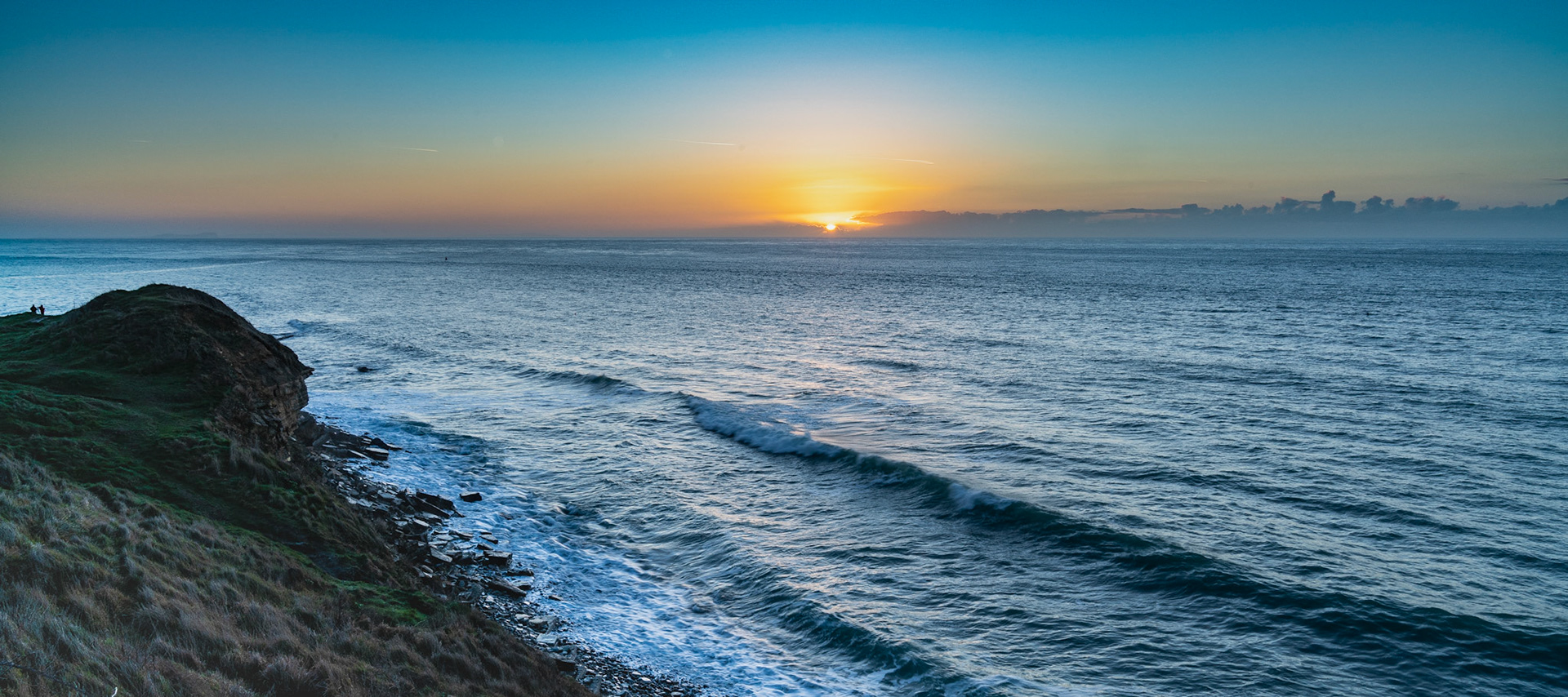 Sunrise off Peveril Point, Swanage