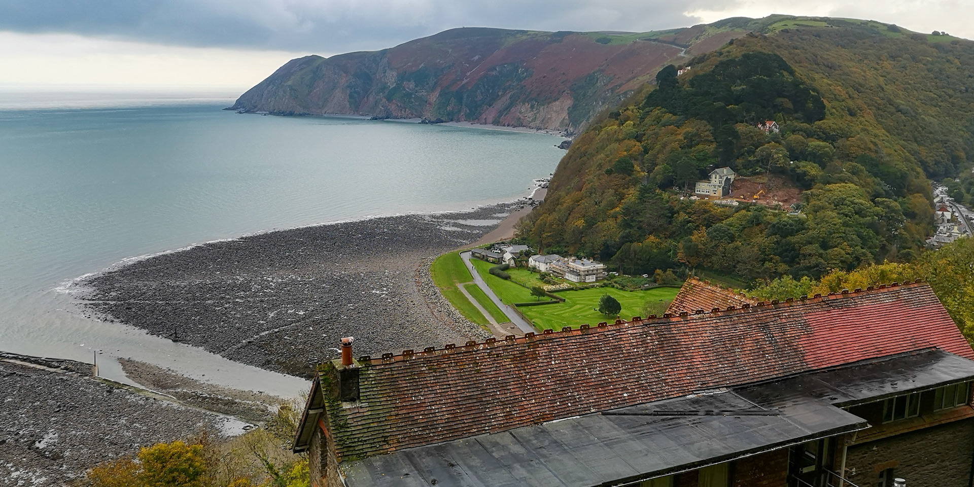 Looking down to Lynmouth from Lynton