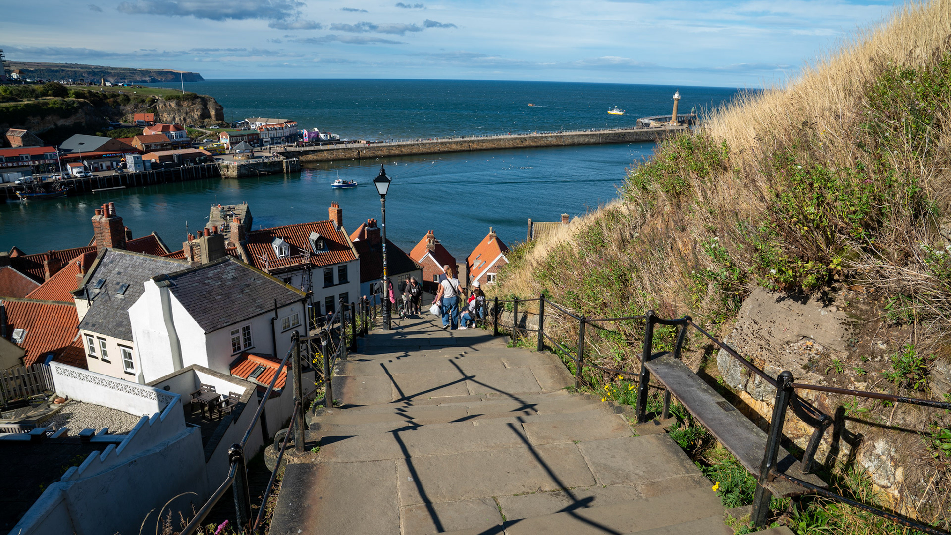 Some of the '199 steps' at Whitby