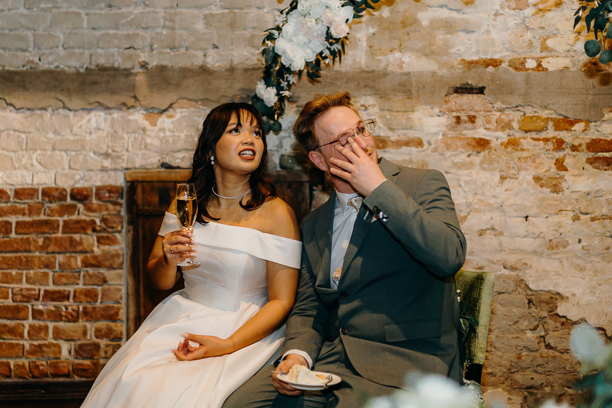 Groom getting emotional on his wedding.
