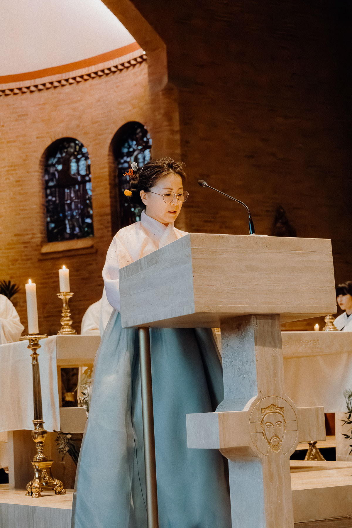 Speech from the groom's mother, taken by Amsterdam wedding photographer.