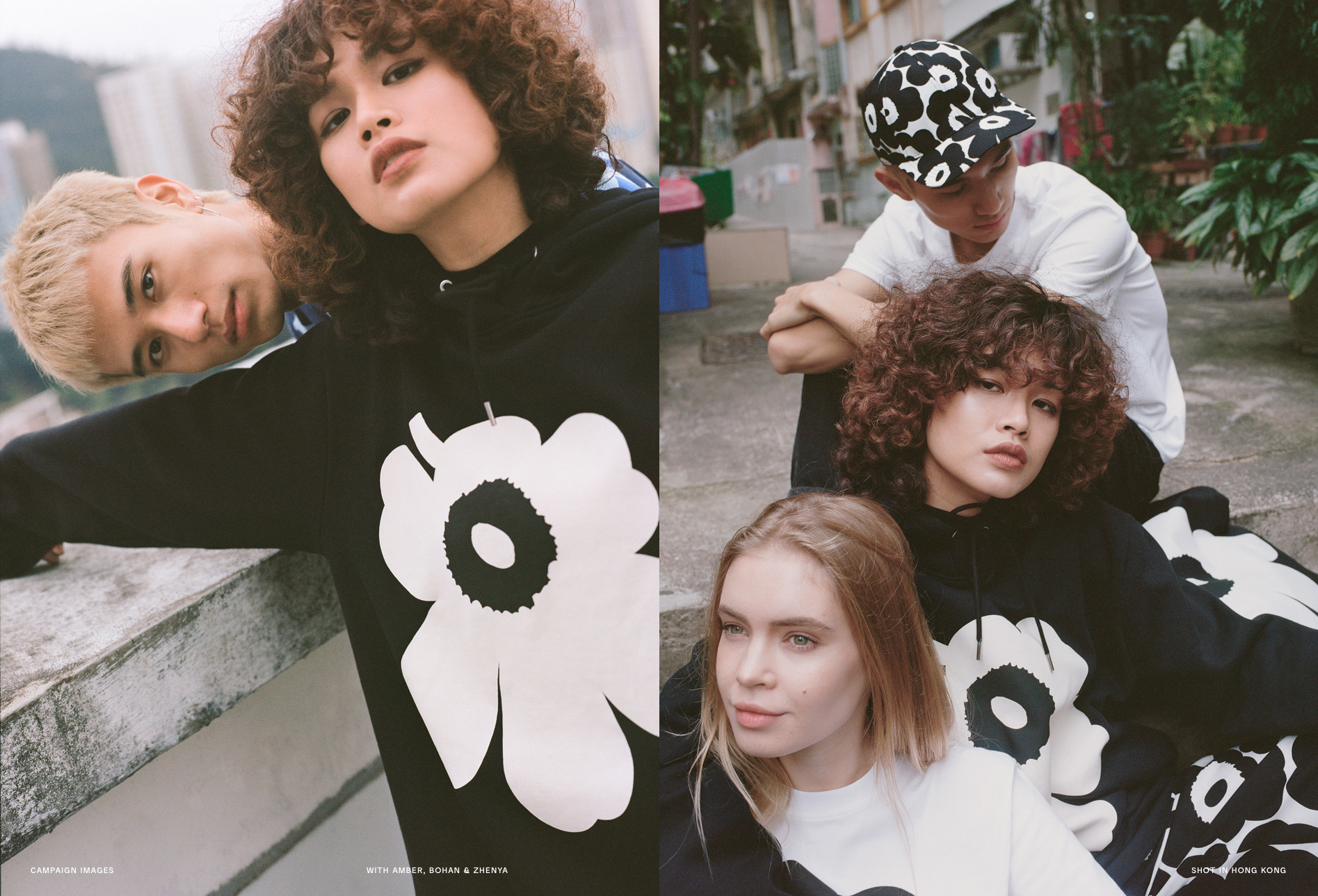 Marimekko Kioski - First Edition. Creative direction and Brand design for a sub brand under the Marimekko Ready-to-wear assortment. Targeted towards the next generation of Marimekko customers worldwide. The main conceptual driver for the work was one of Marimekko's core values: ''Living, not Pretending''. All brand initiatives were conceptualised, briefed, and implemented with this statement in mind.