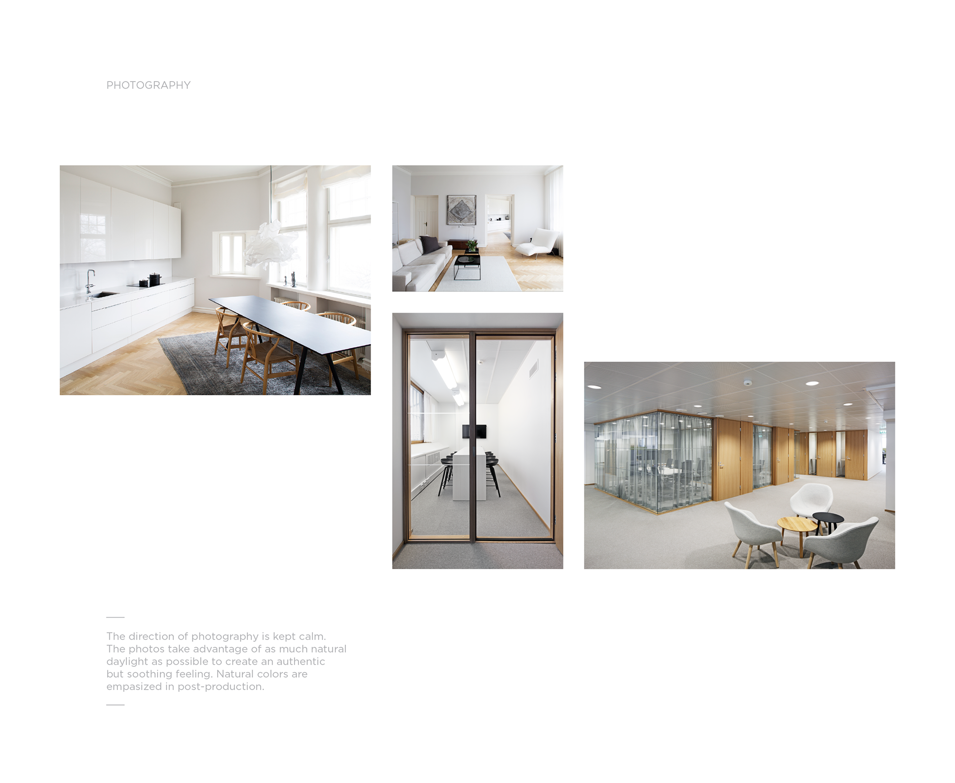 Brand Identity and Web Design for Architecture firm Arkhormia. Through the gestalt principles of Modernist Design as a foundation, the company has strived to create functional, sustainable and long-lasting architecture and interior solutions since the year 1987. The identity needed to be modernised and more structured from not having been touched for years. The new identity reflects the firm's high appreciation and use of Modernist and Scandinavian Architecture and Interior Design.
