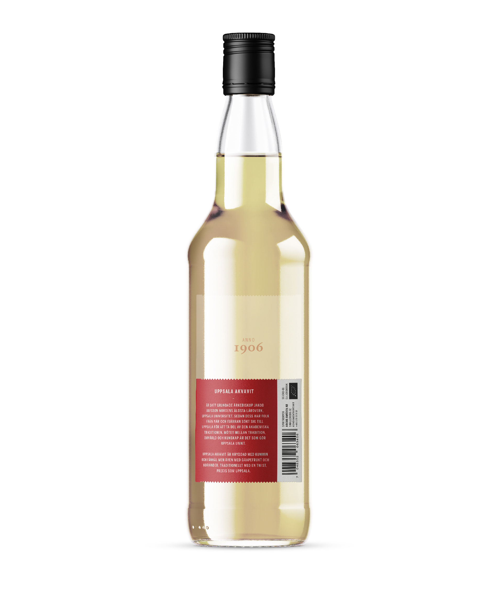 Snälleröds Uppsala Akvavit. New product packaging for a new local range of akvavit by Swedish heritage distillery Snälleröds. The new range celebrates Swedish universities and their love for the noble drink Akvavit in academic festive traditions. Project Conducted while working as Junior Designer at Bold Scandinavia. I was responsible for early concept and visual exploration all the way to concept sign off and production of bottle labels.
