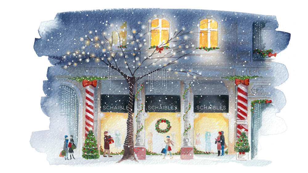 Schaible’s Boutique in Baden-Baden, Germany on Christmas Day