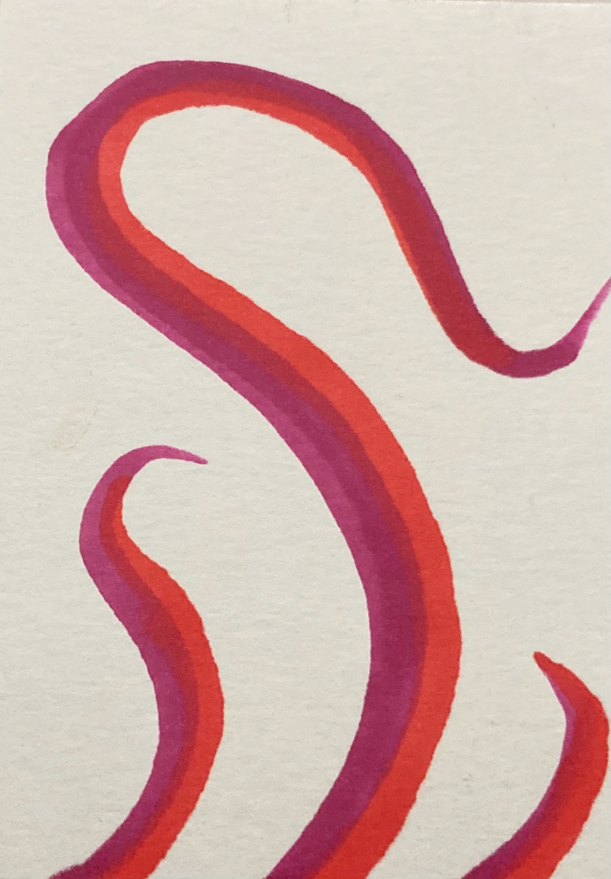 One of several abstract art pieces I produced using prismacolor marker.